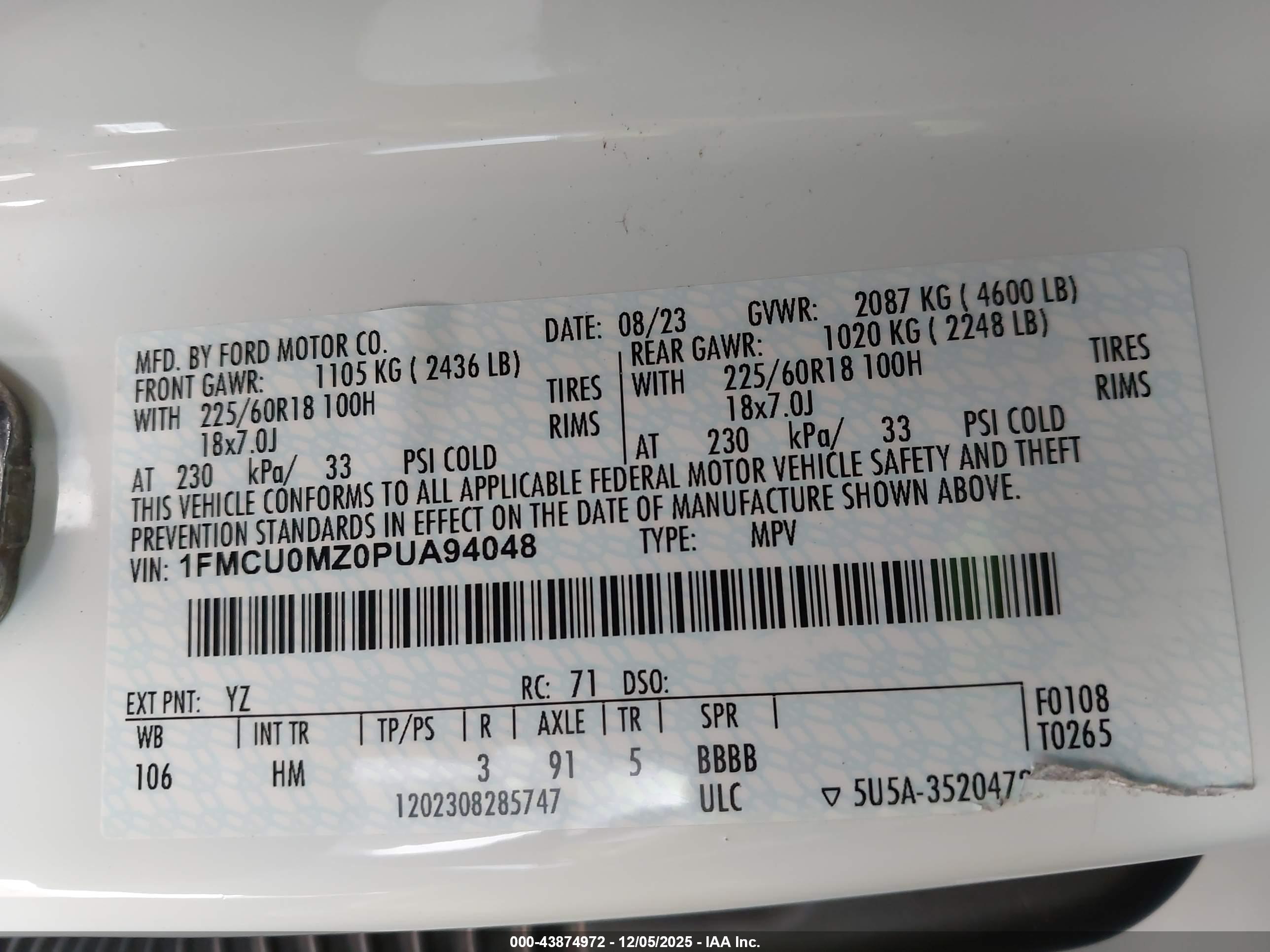 FORD ESCAPE image 9