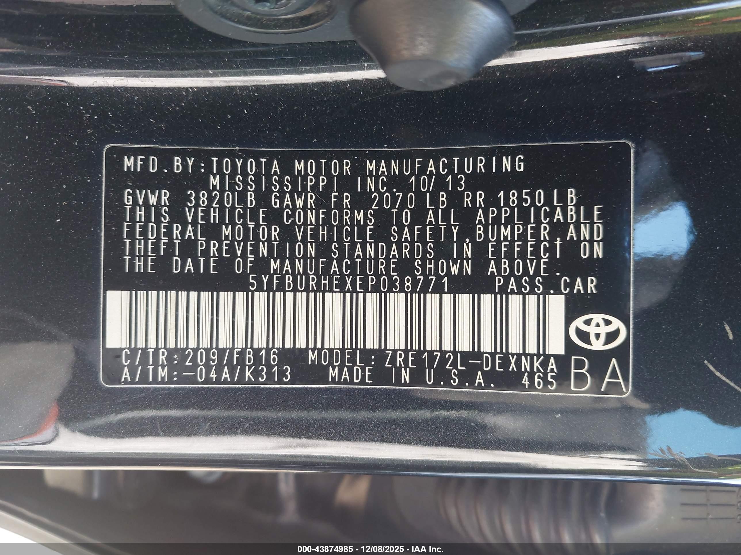TOYOTA COROLLA image 9