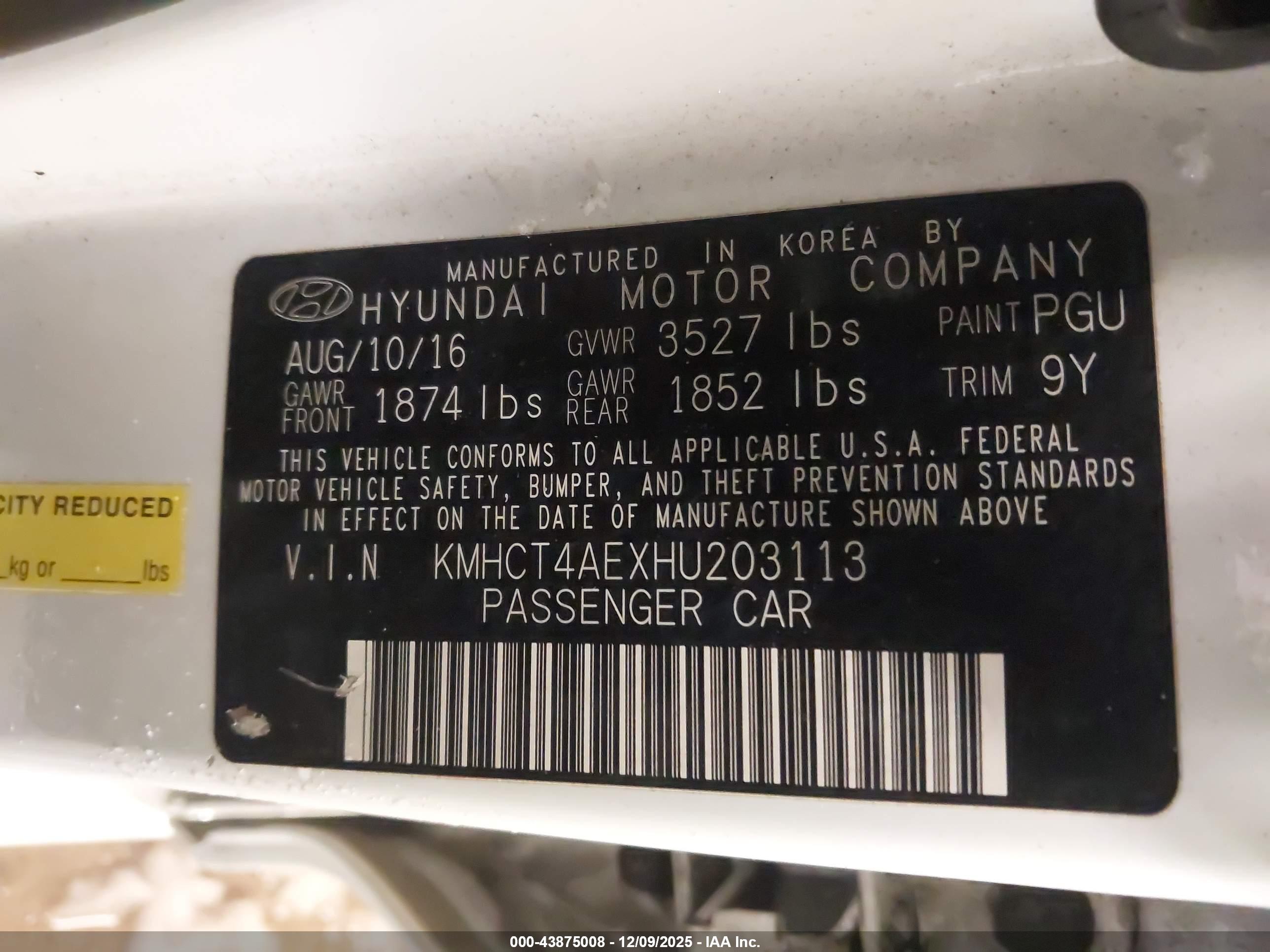HYUNDAI ACCENT image 9