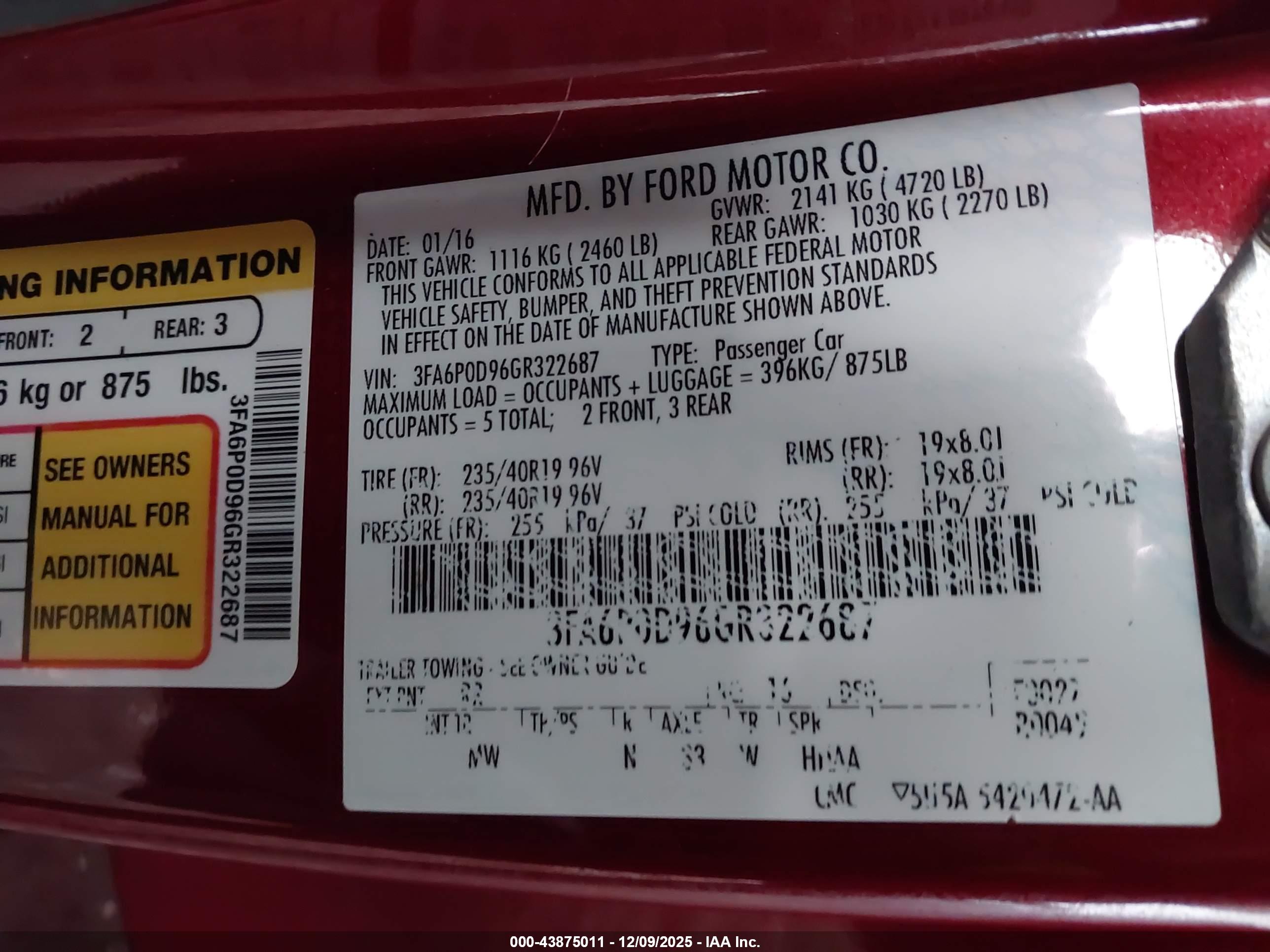 FORD FUSION image 9