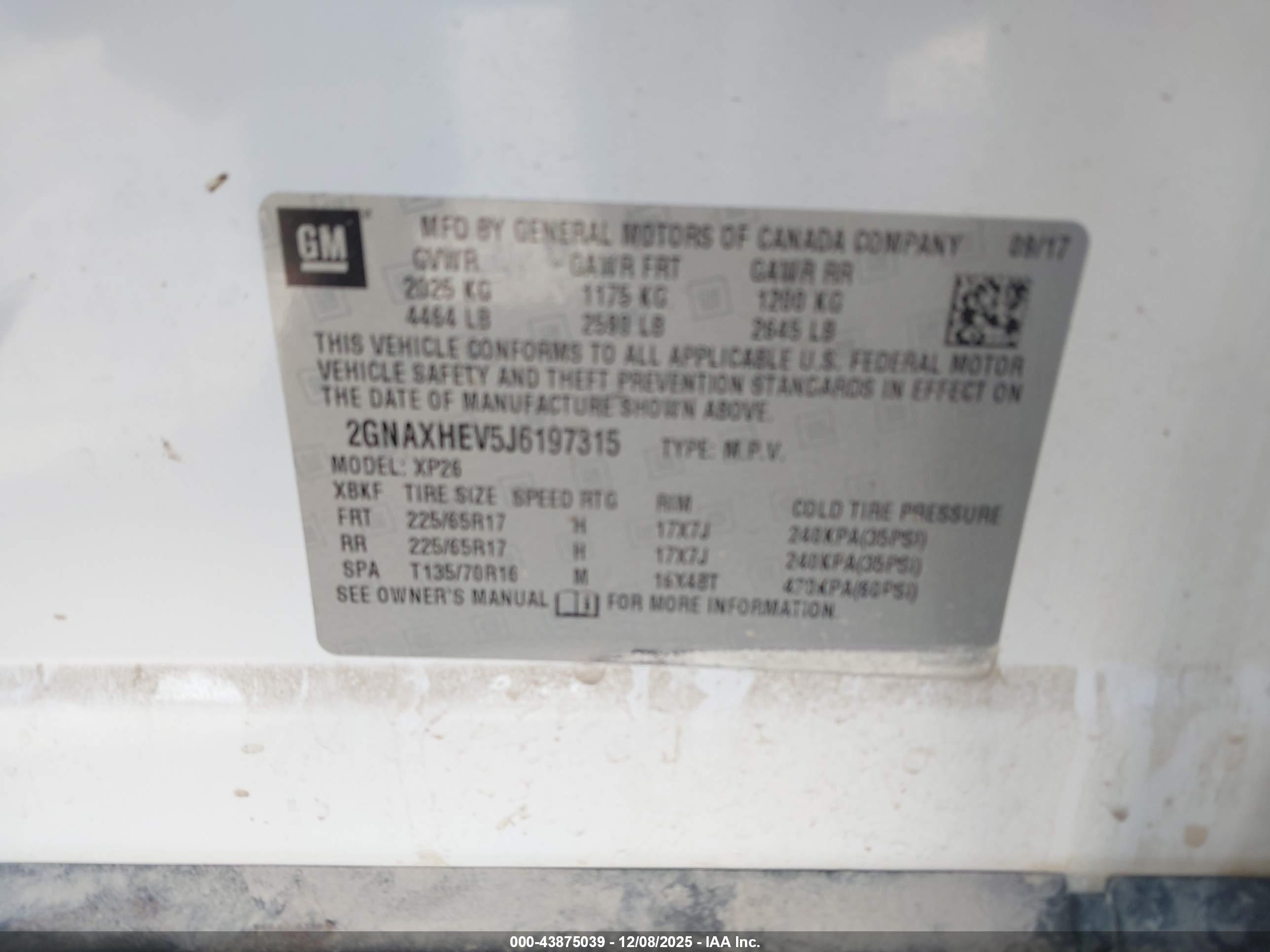 CHEVROLET EQUINOX image 9