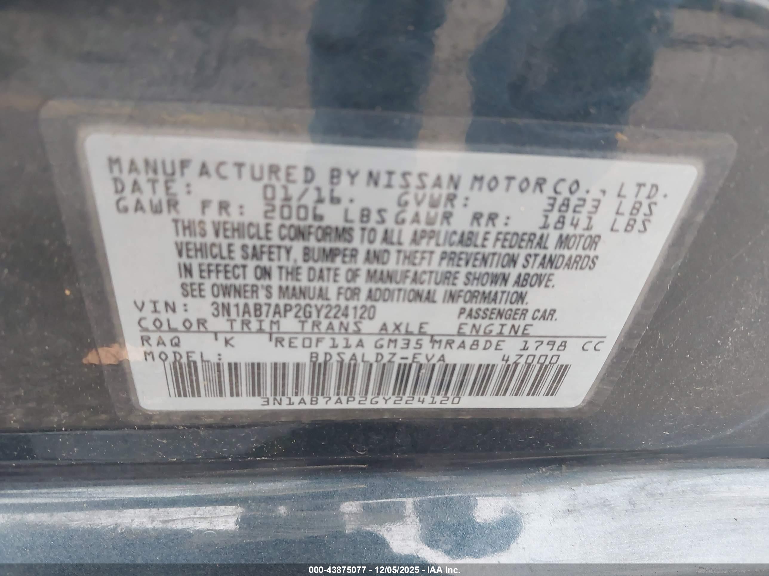NISSAN SENTRA image 9
