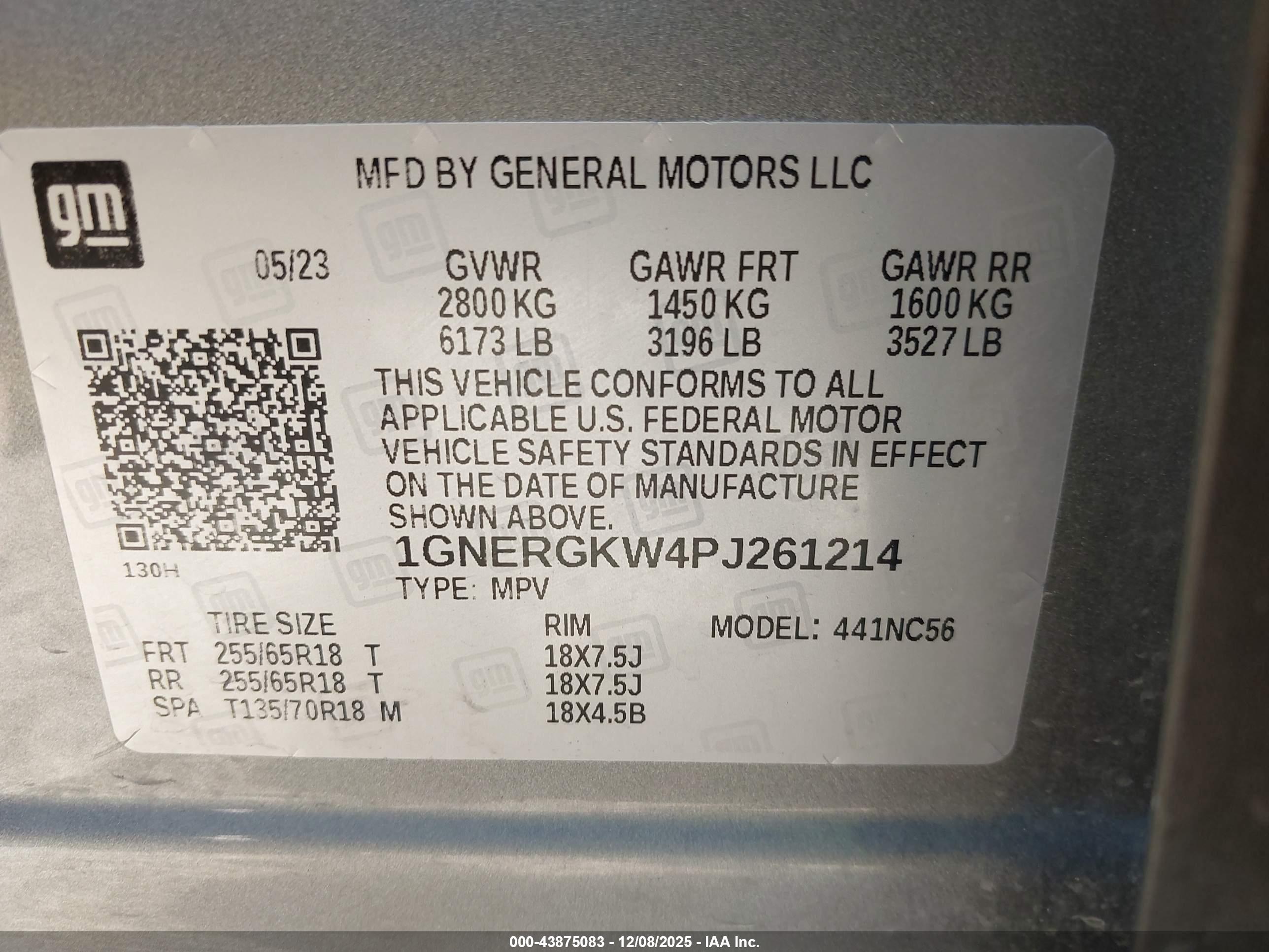 CHEVROLET TRAVERSE image 9