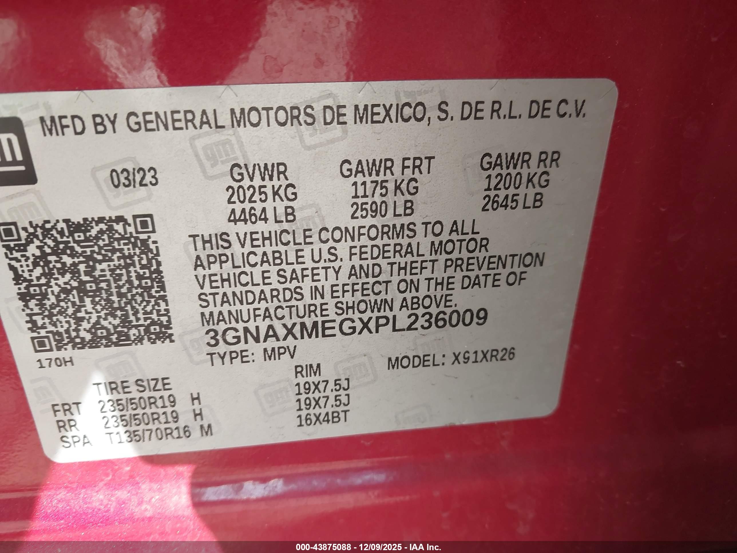 CHEVROLET EQUINOX image 9