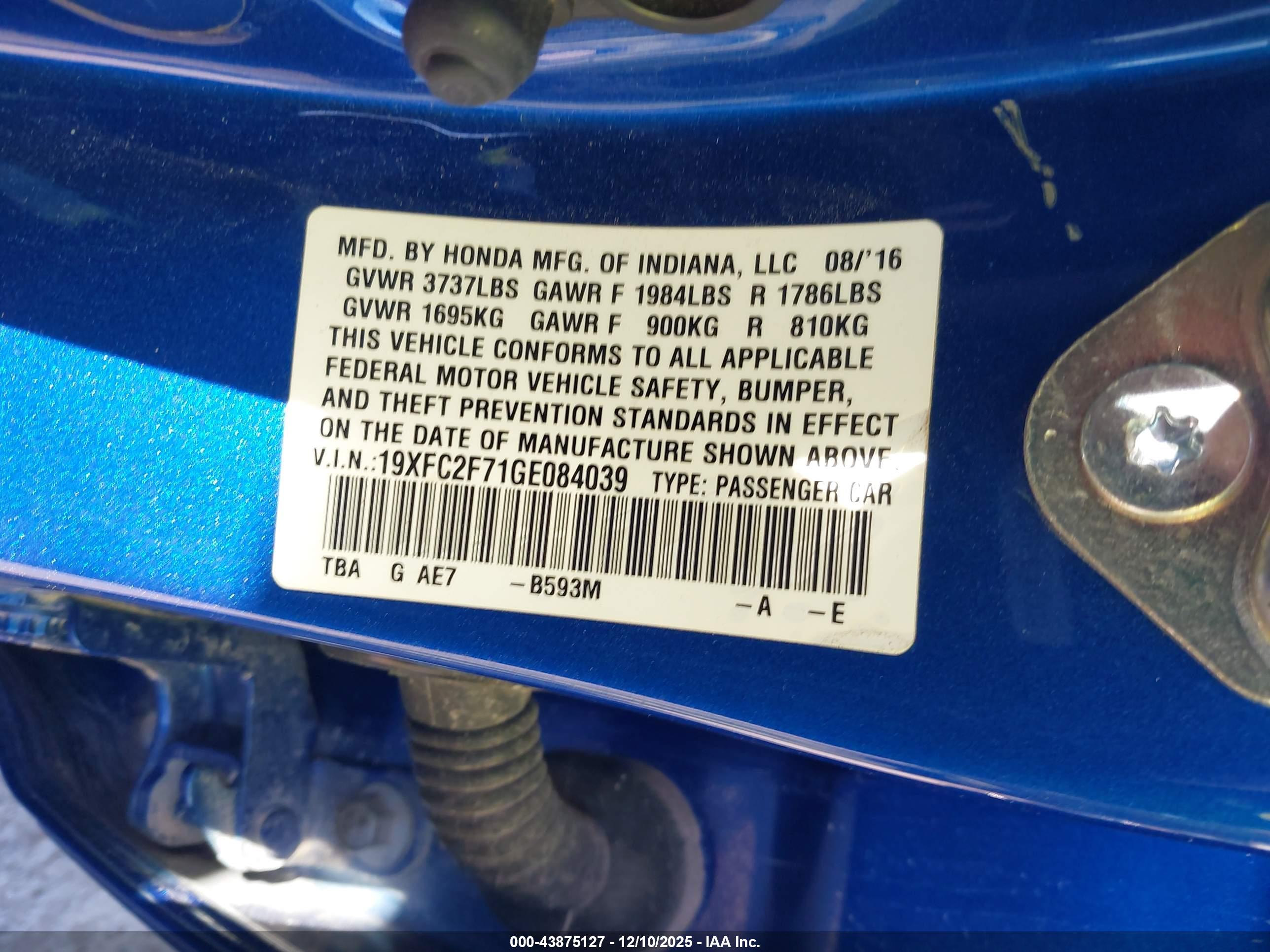HONDA CIVIC image 9