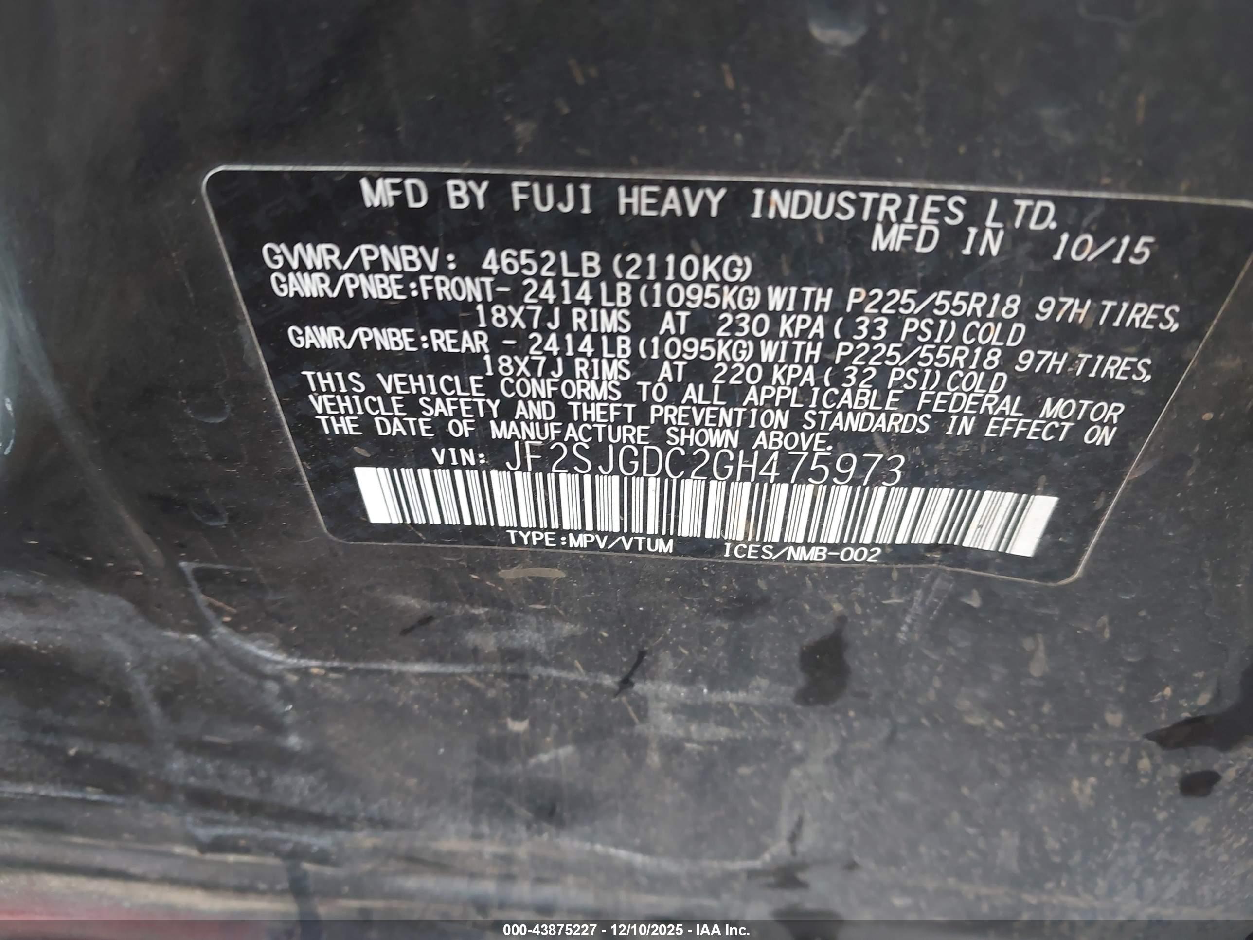 SUBARU FORESTER image 9