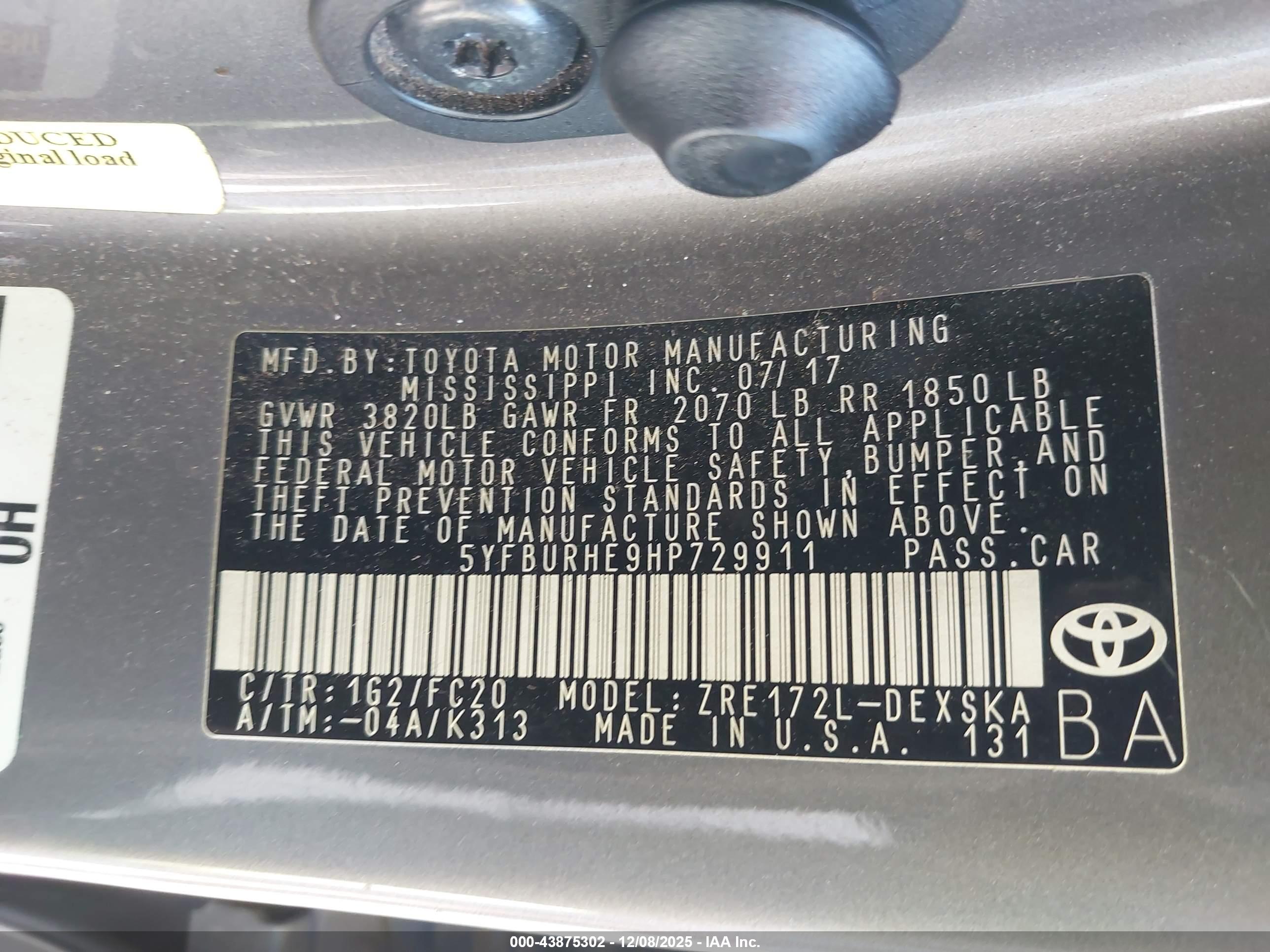 TOYOTA COROLLA image 9