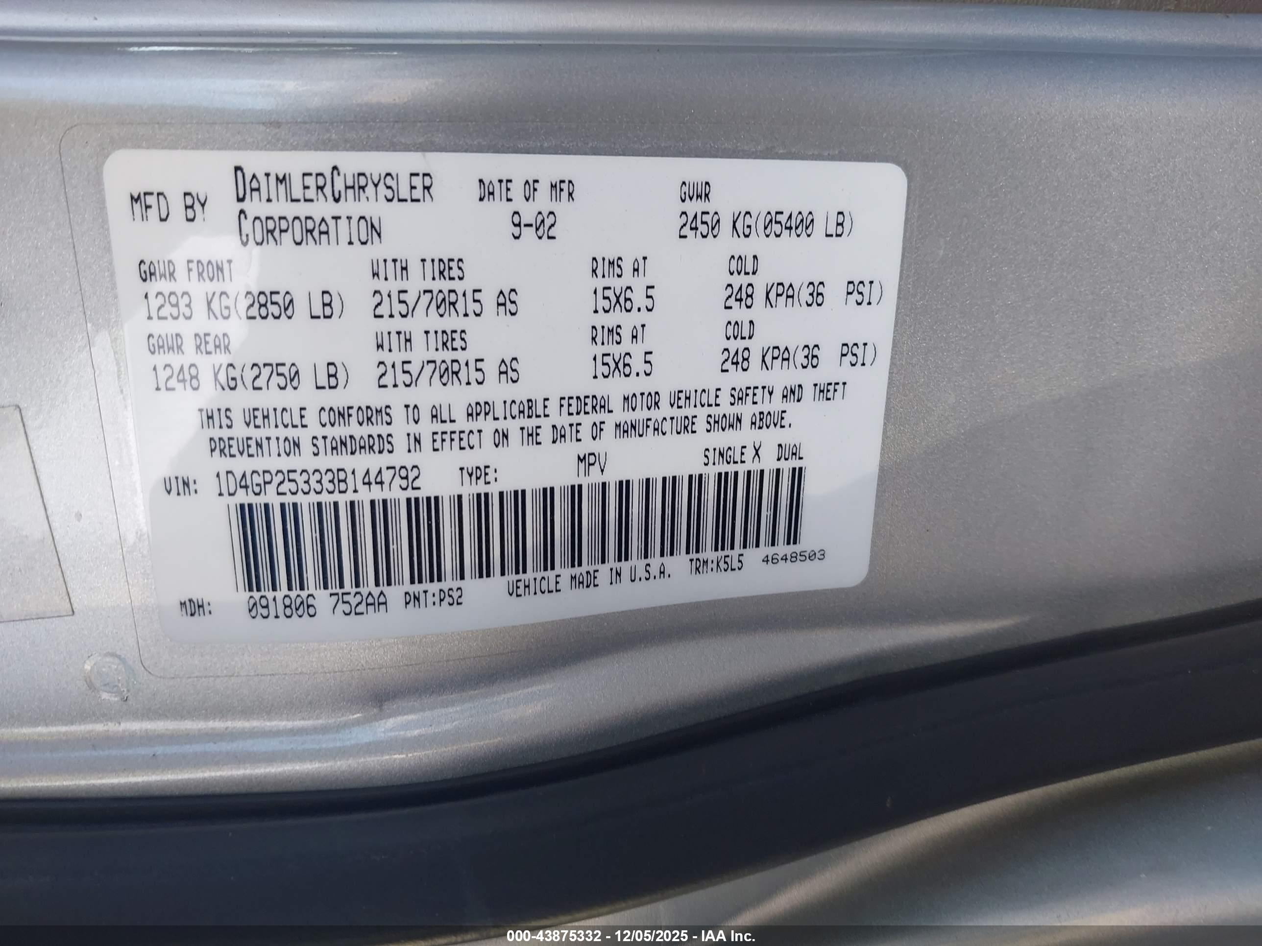 DODGE CARAVAN image 9
