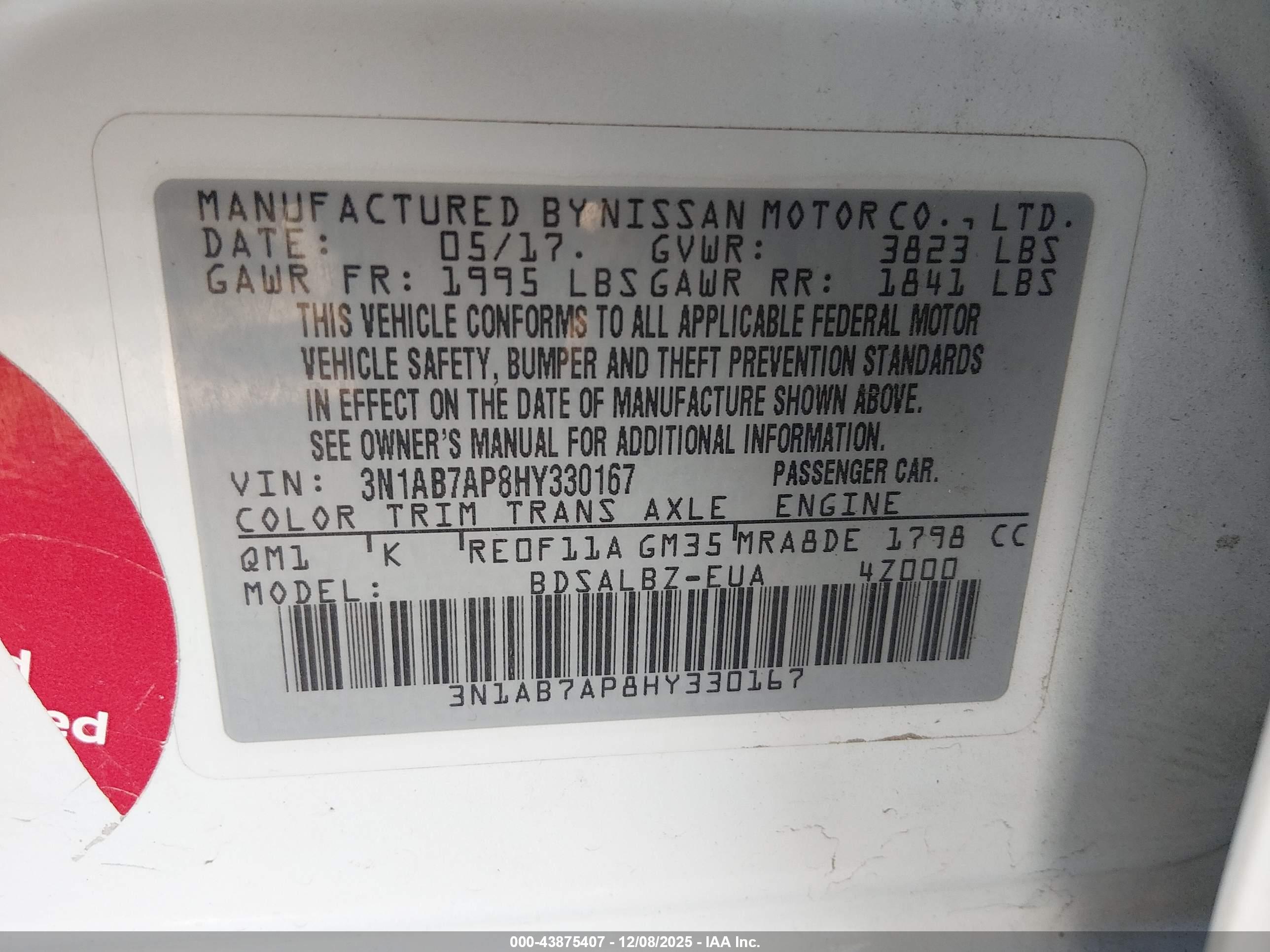 NISSAN SENTRA image 9
