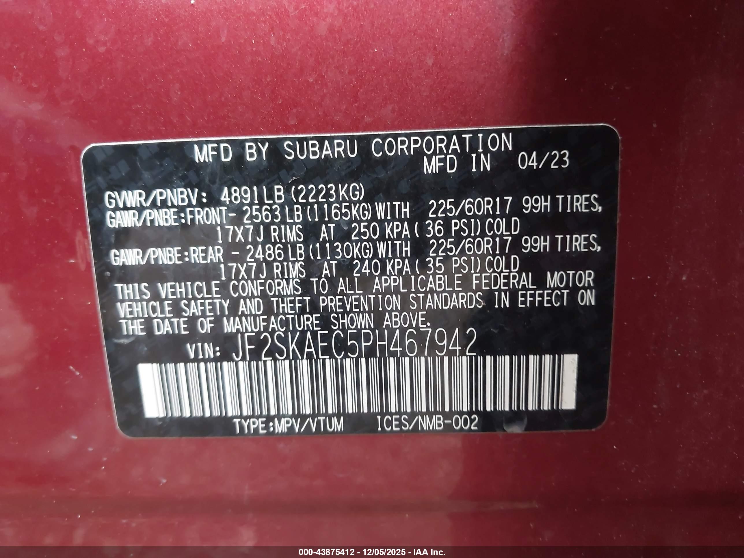 SUBARU FORESTER image 9