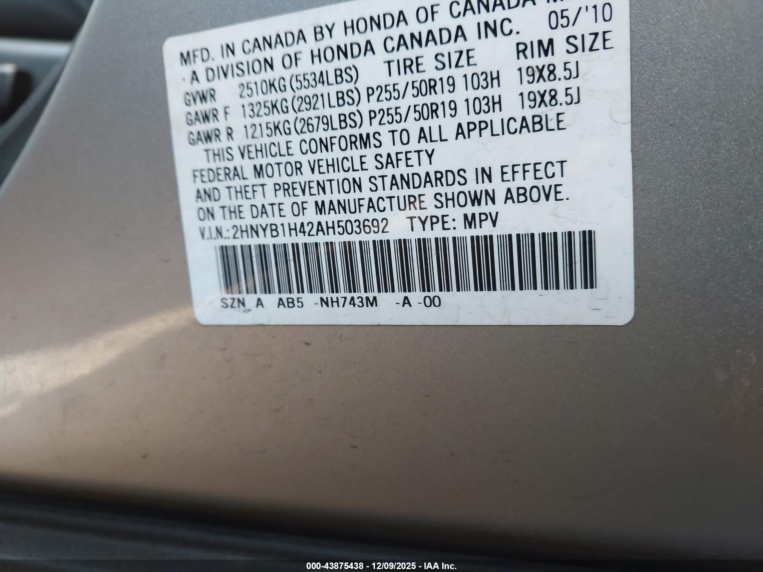 ACURA ZDX image 9