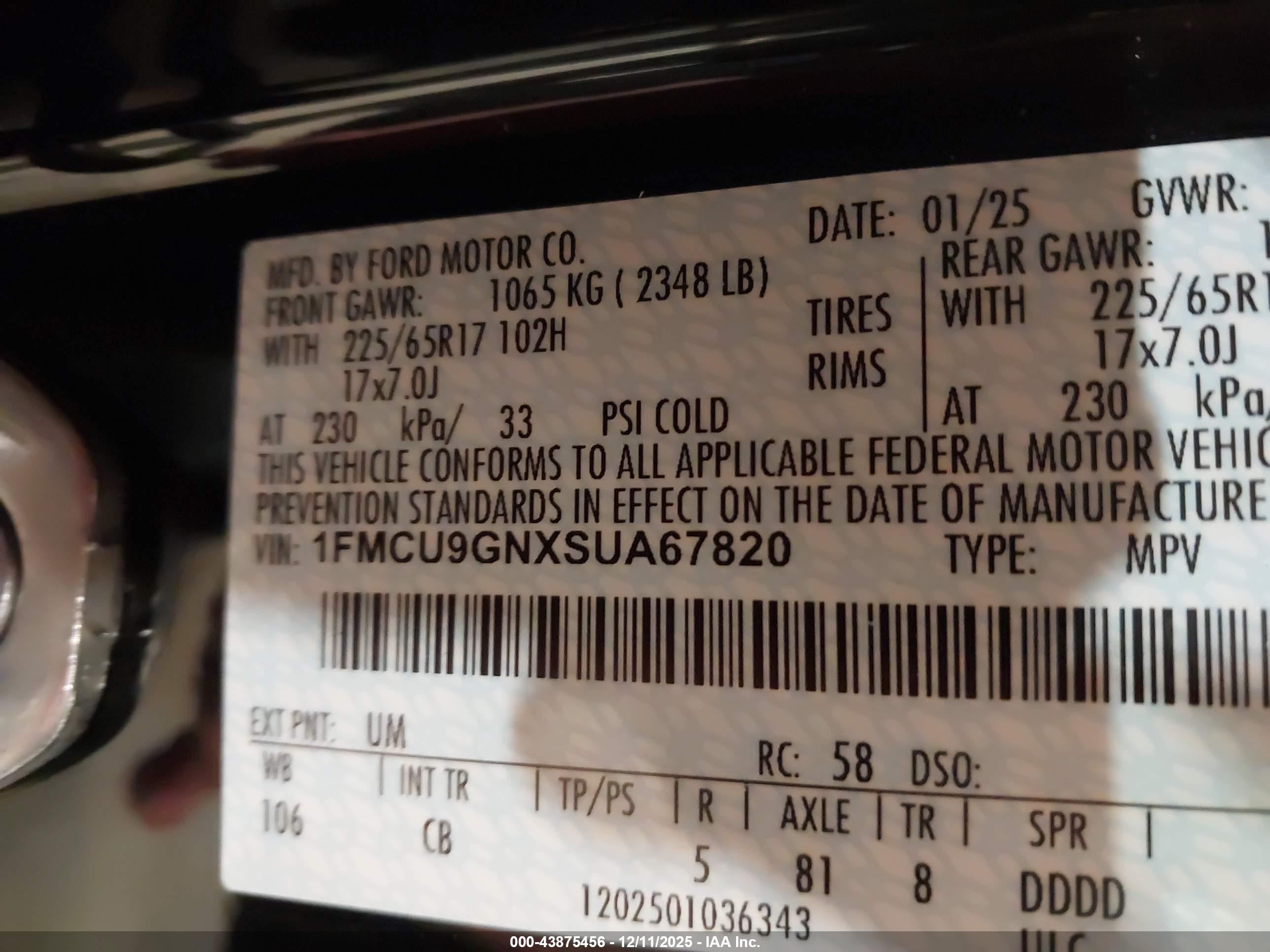 FORD ESCAPE image 9