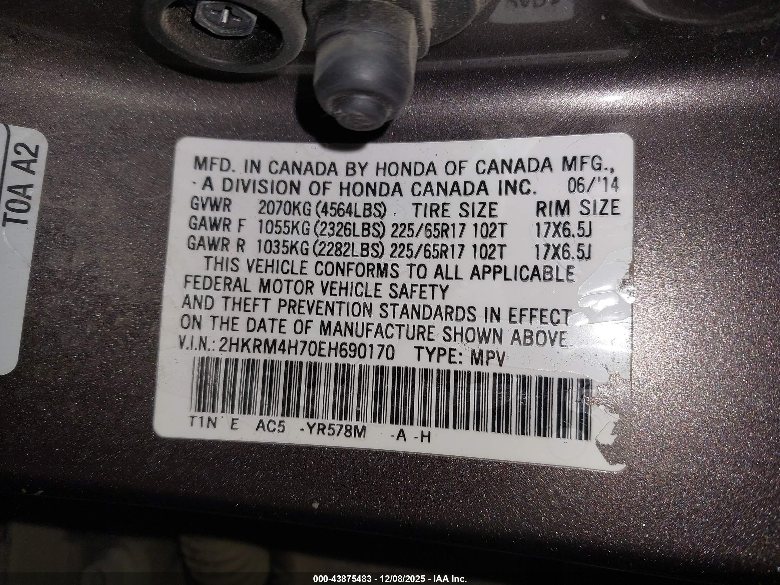 HONDA CR-V image 9