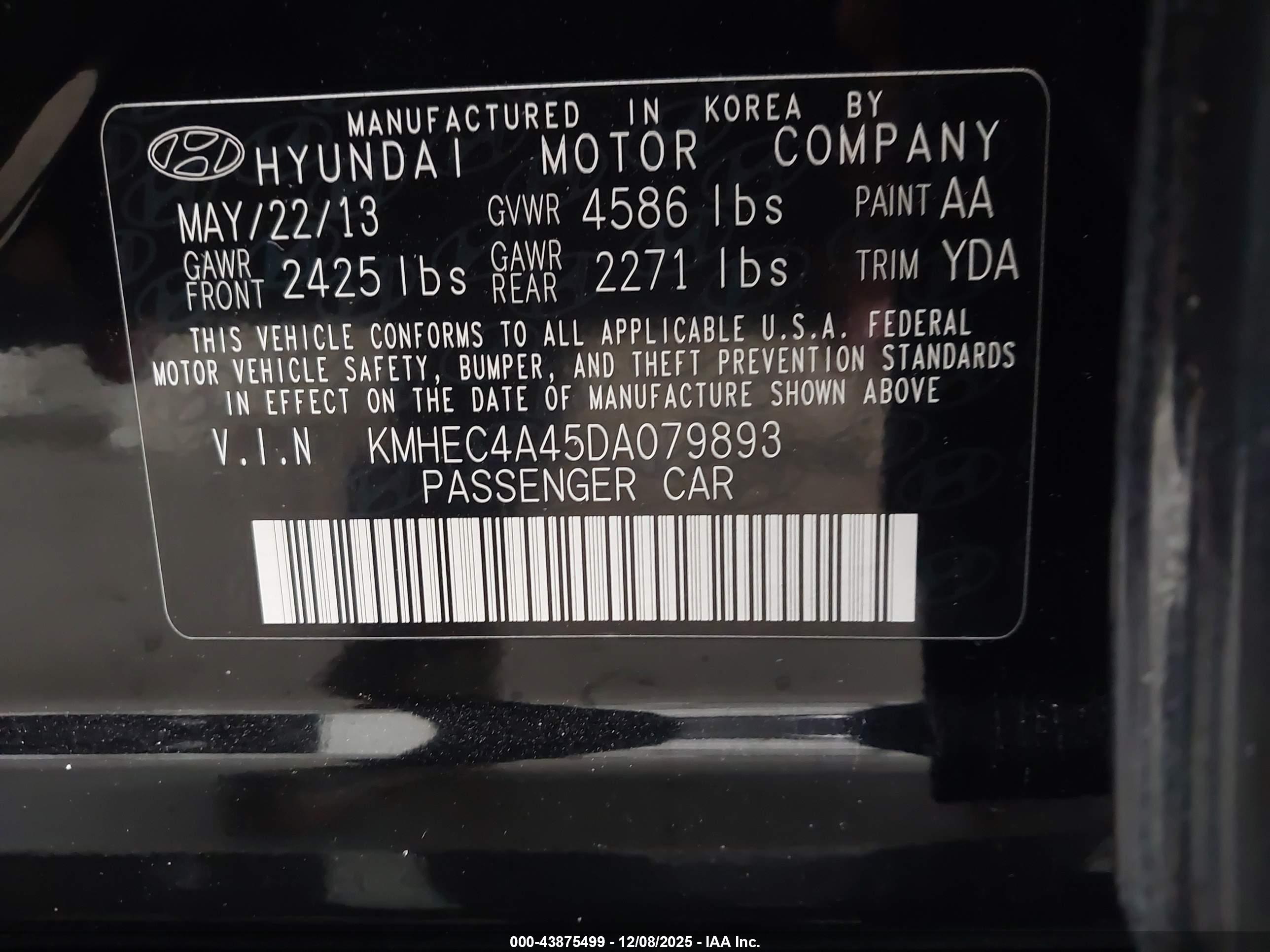 HYUNDAI SONATA image 9