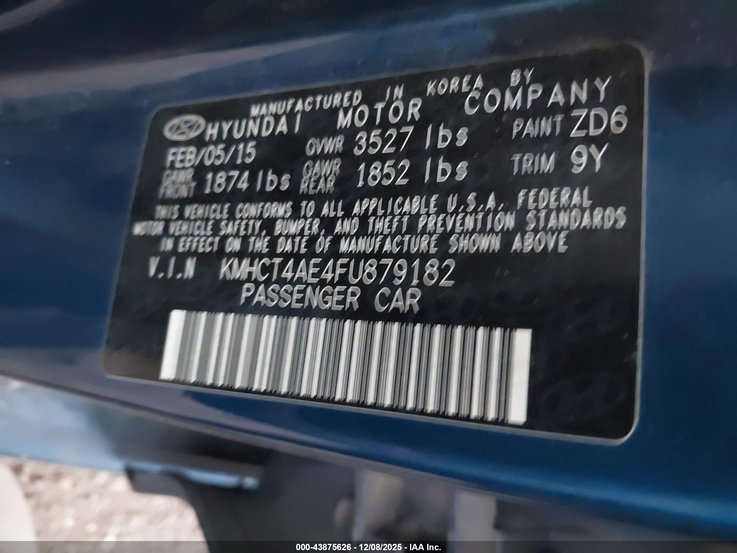 HYUNDAI ACCENT image 9