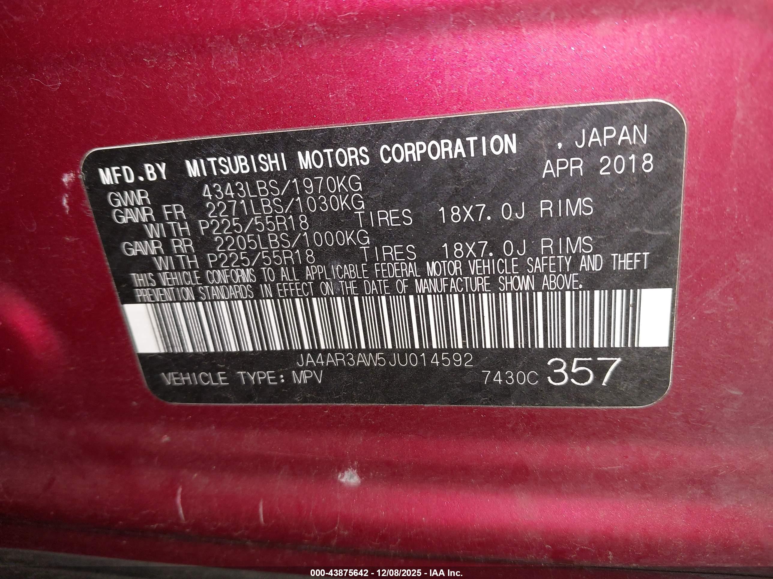 MITSUBISHI OUTLANDER image 9