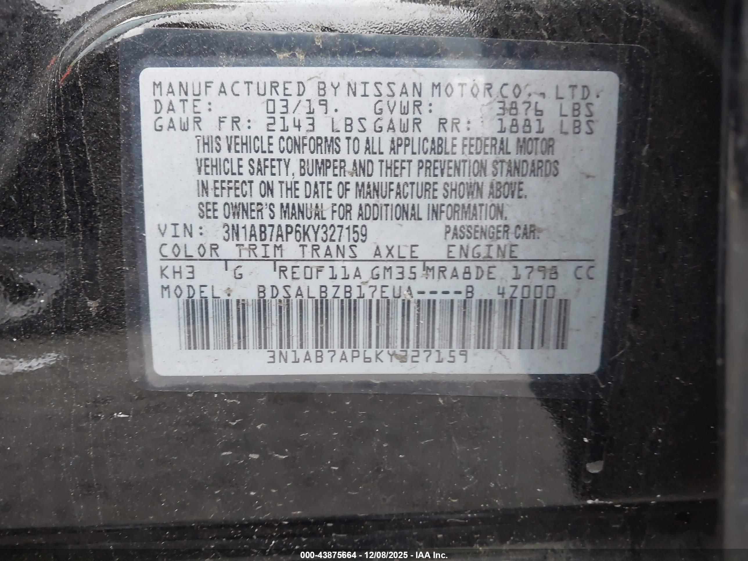NISSAN SENTRA image 9