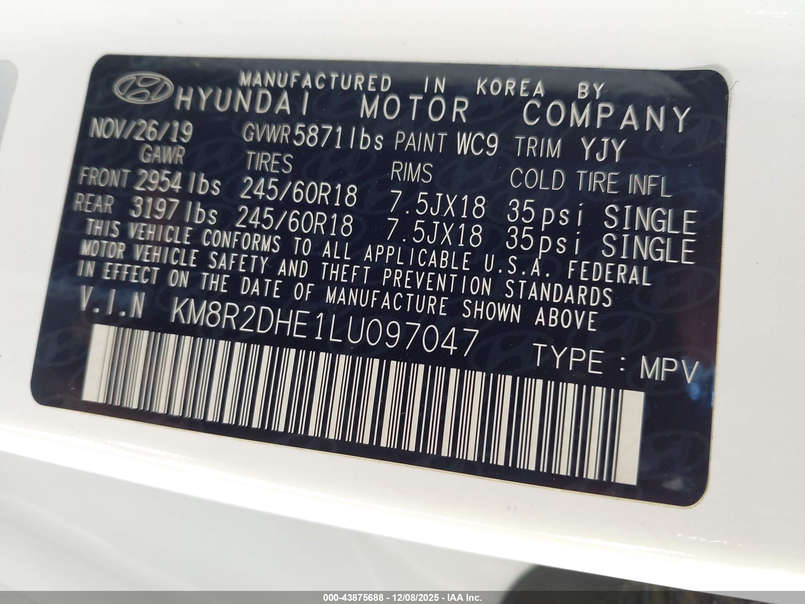 HYUNDAI PALISADE image 9