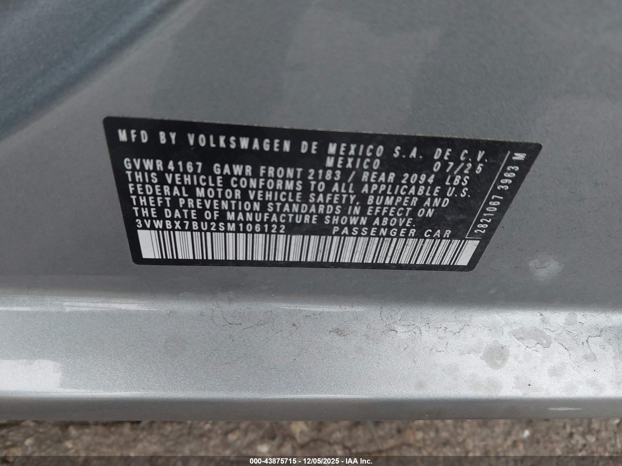 VOLKSWAGEN JETTA image 9