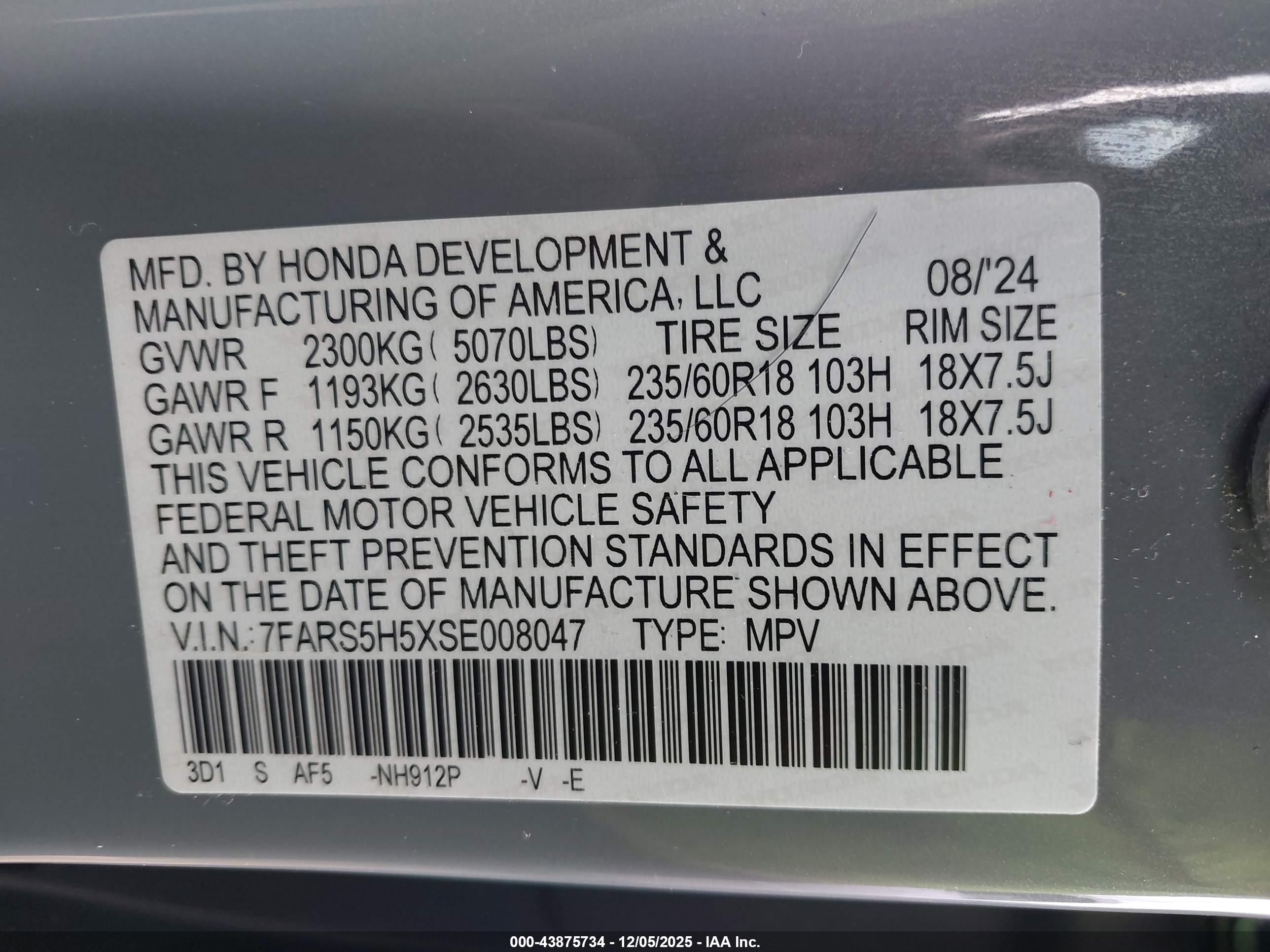 HONDA CR-V image 9