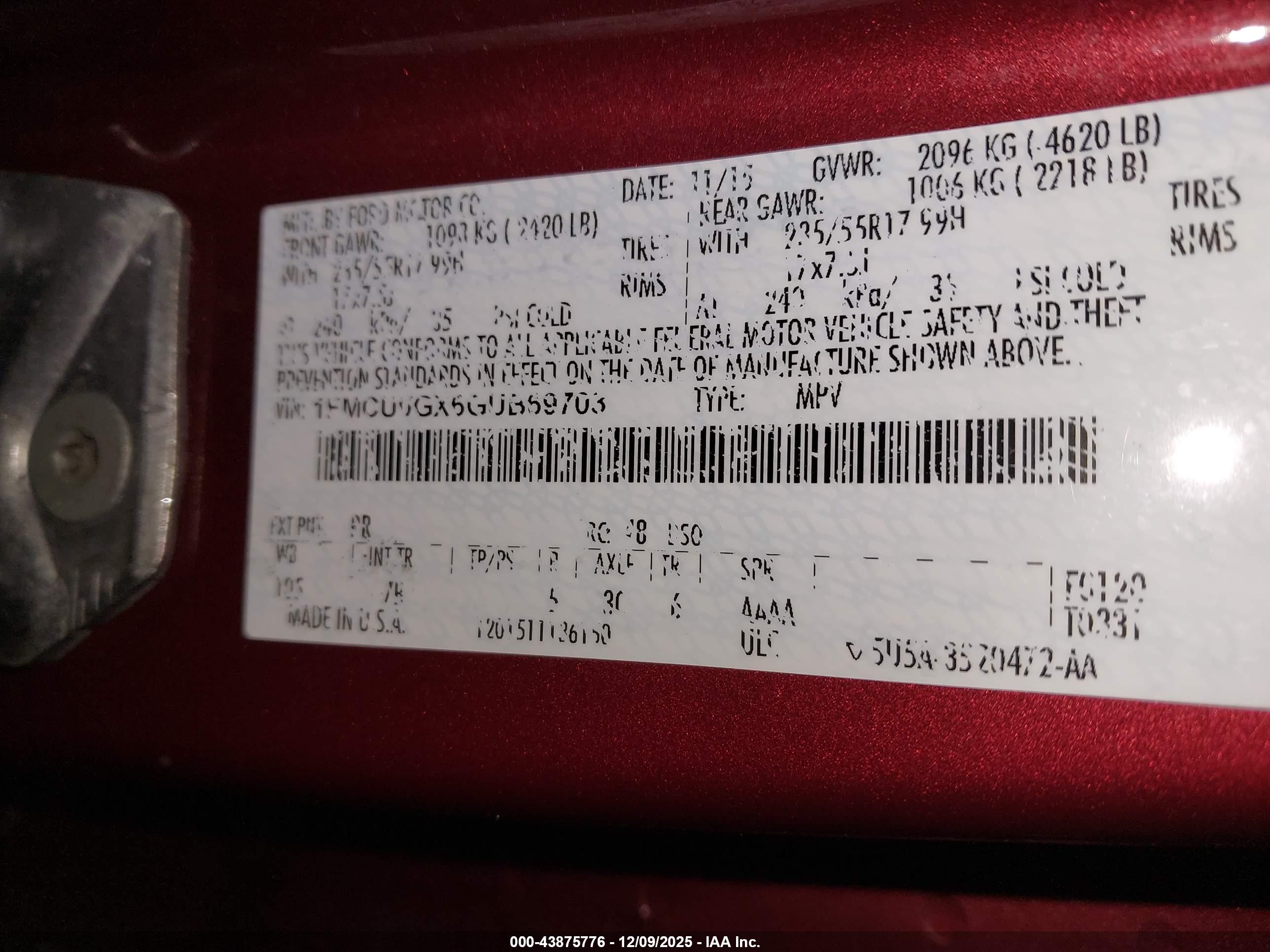 FORD ESCAPE image 9