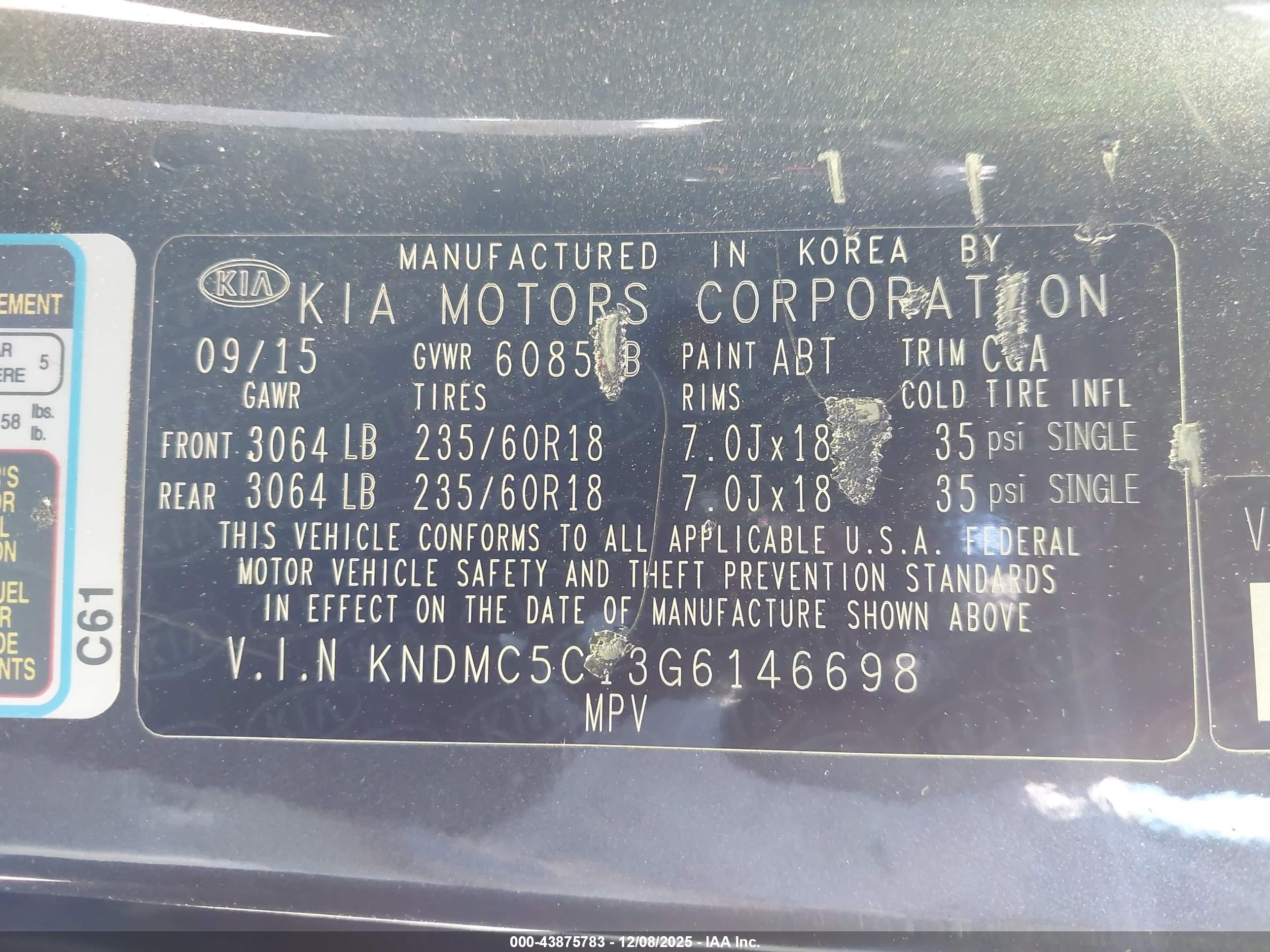 KIA SEDONA image 9