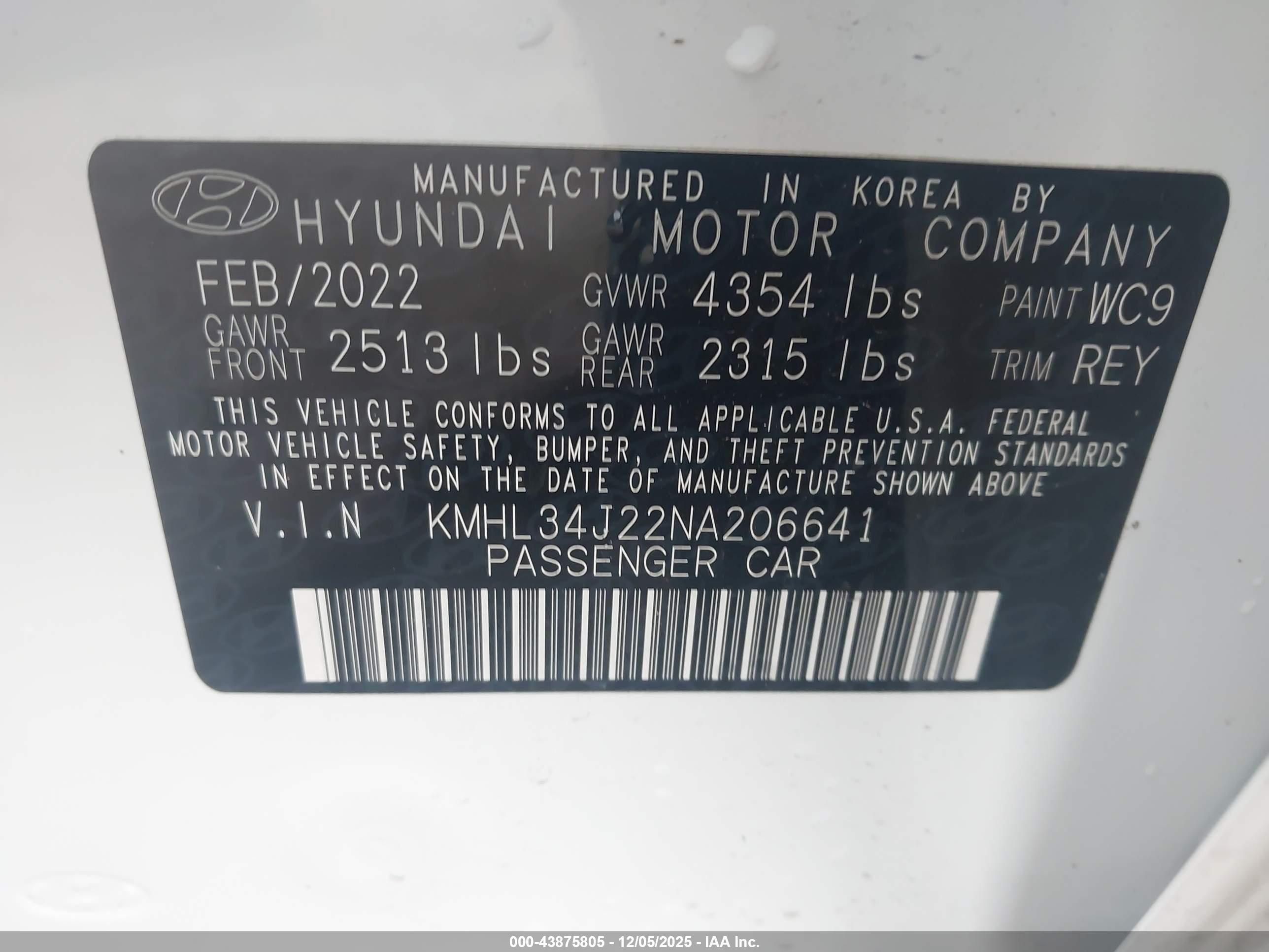 HYUNDAI SONATA image 9