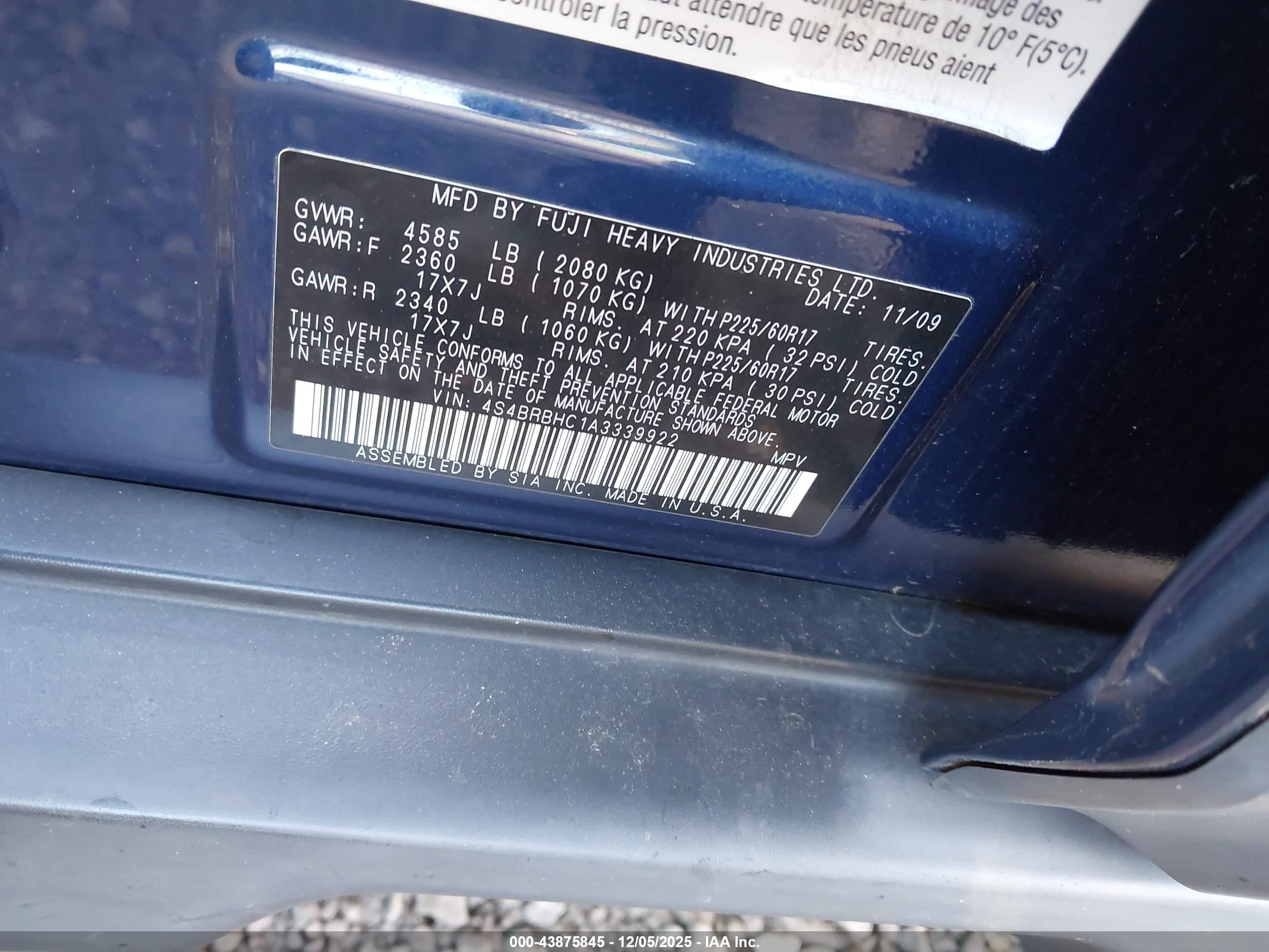 SUBARU OUTBACK image 9