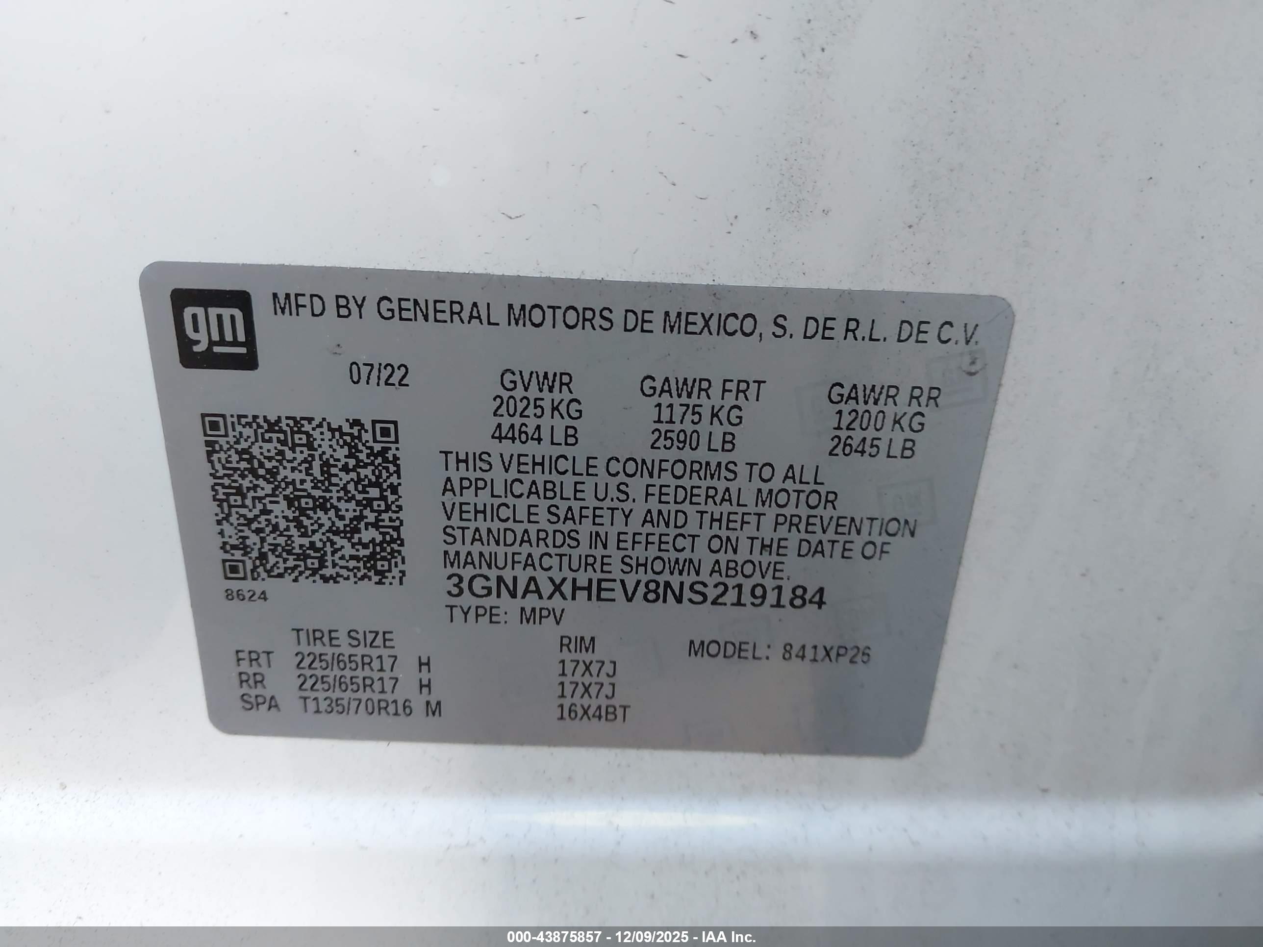 CHEVROLET EQUINOX image 9