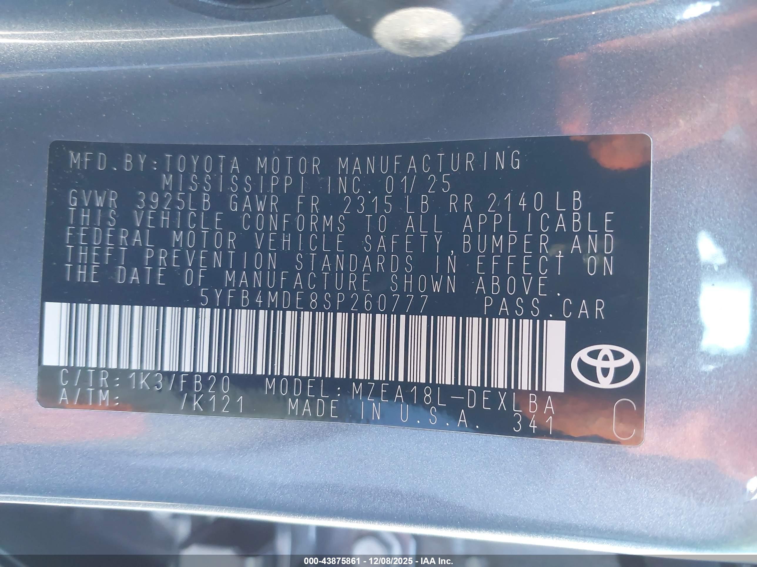 TOYOTA COROLLA image 9