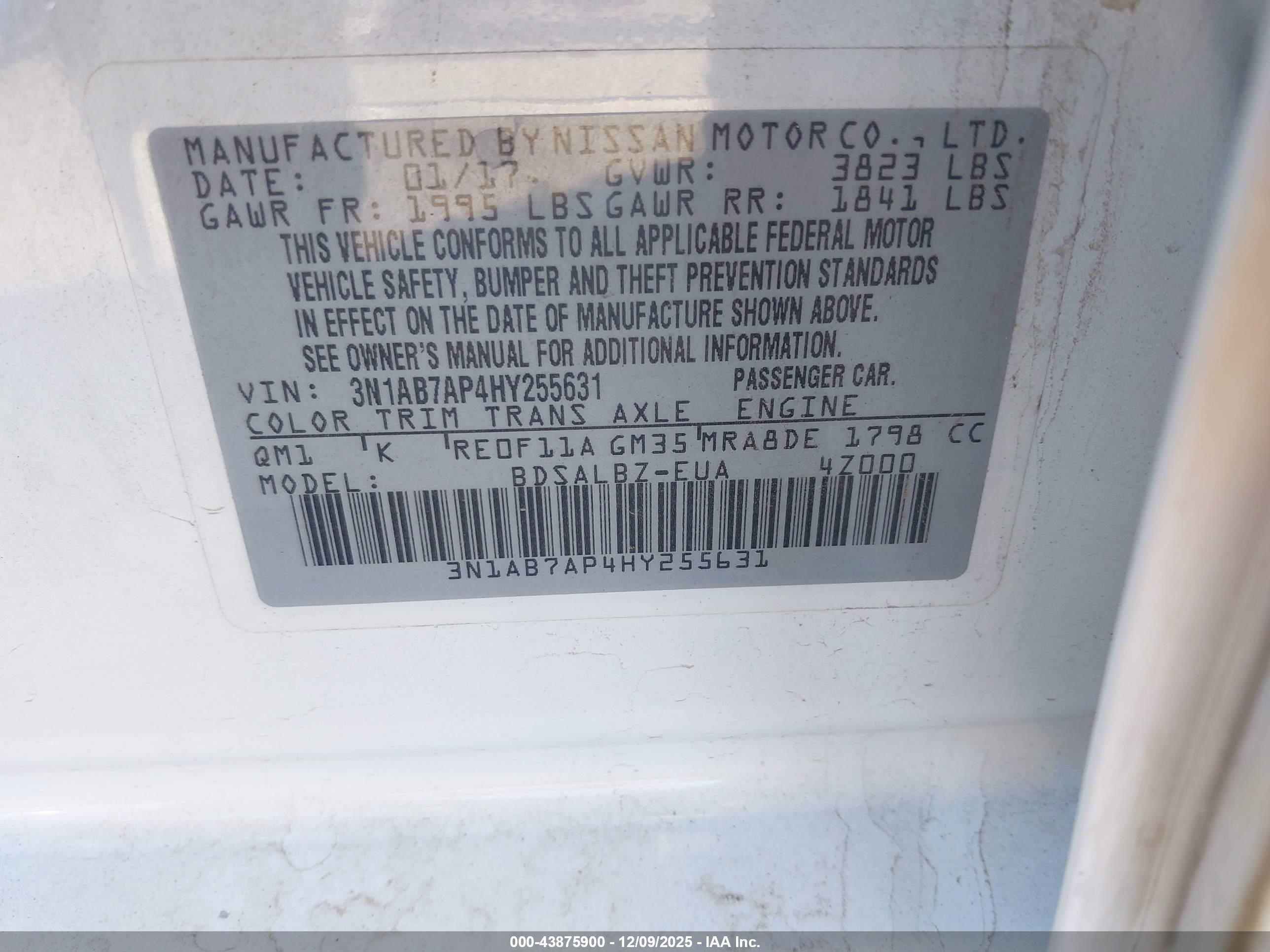NISSAN SENTRA image 9