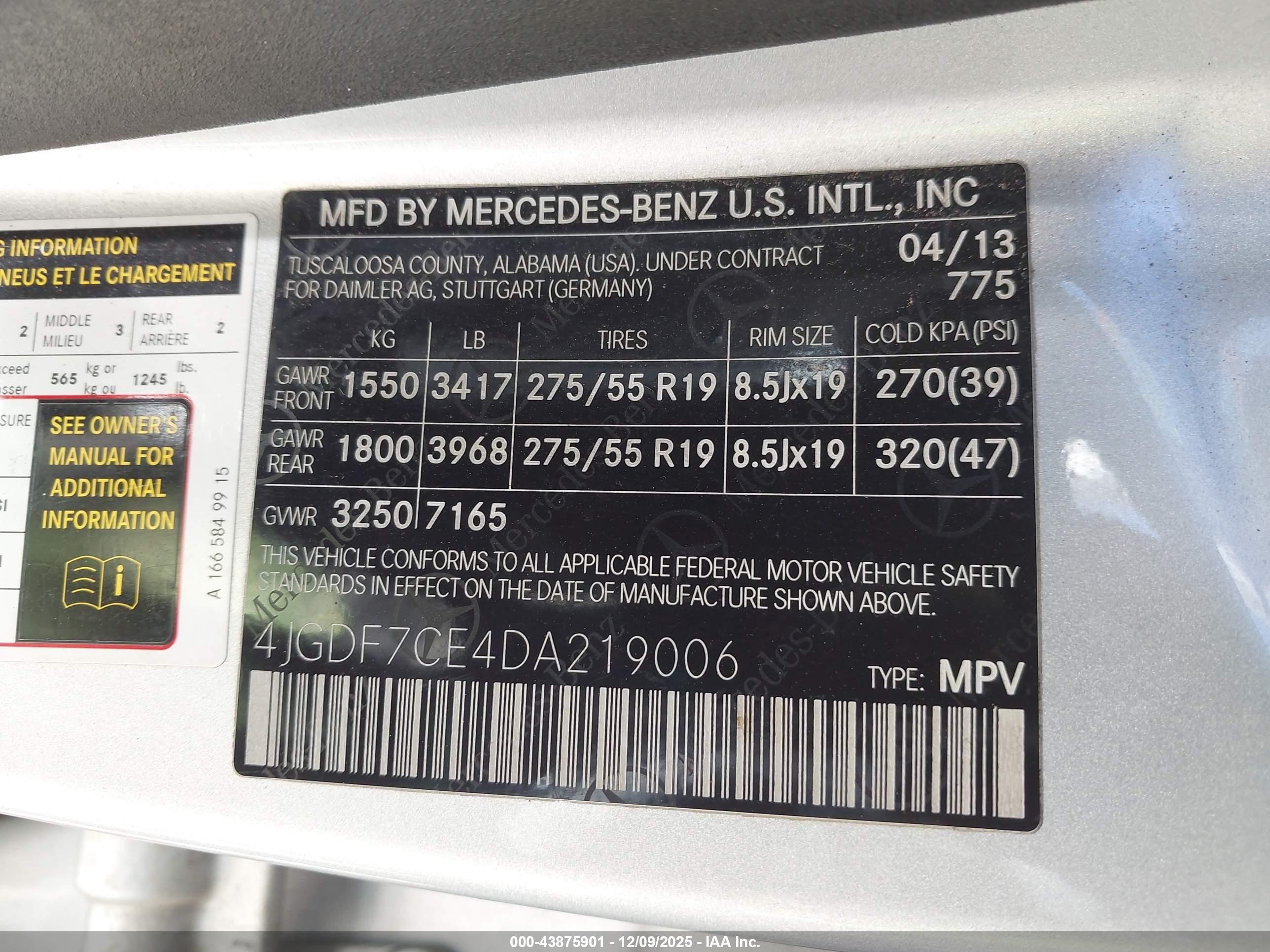 MERCEDES-BENZ GL image 9