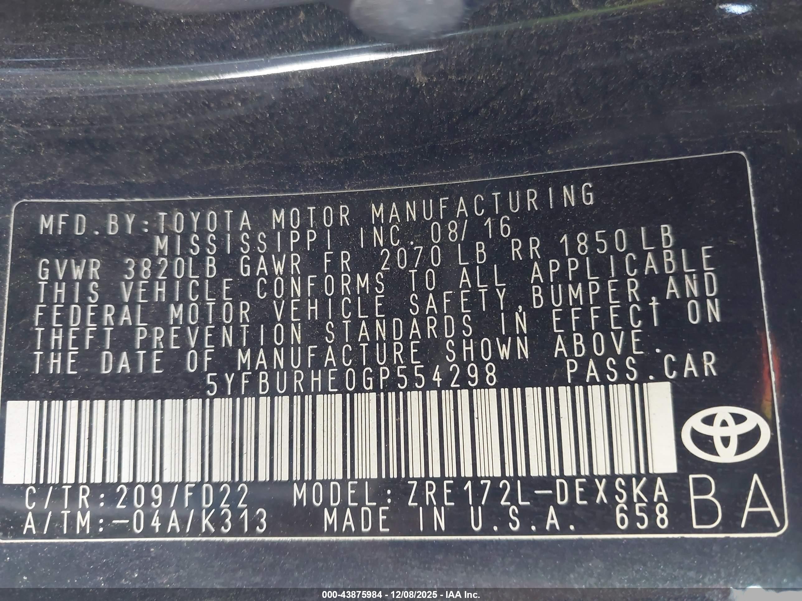 TOYOTA COROLLA image 9