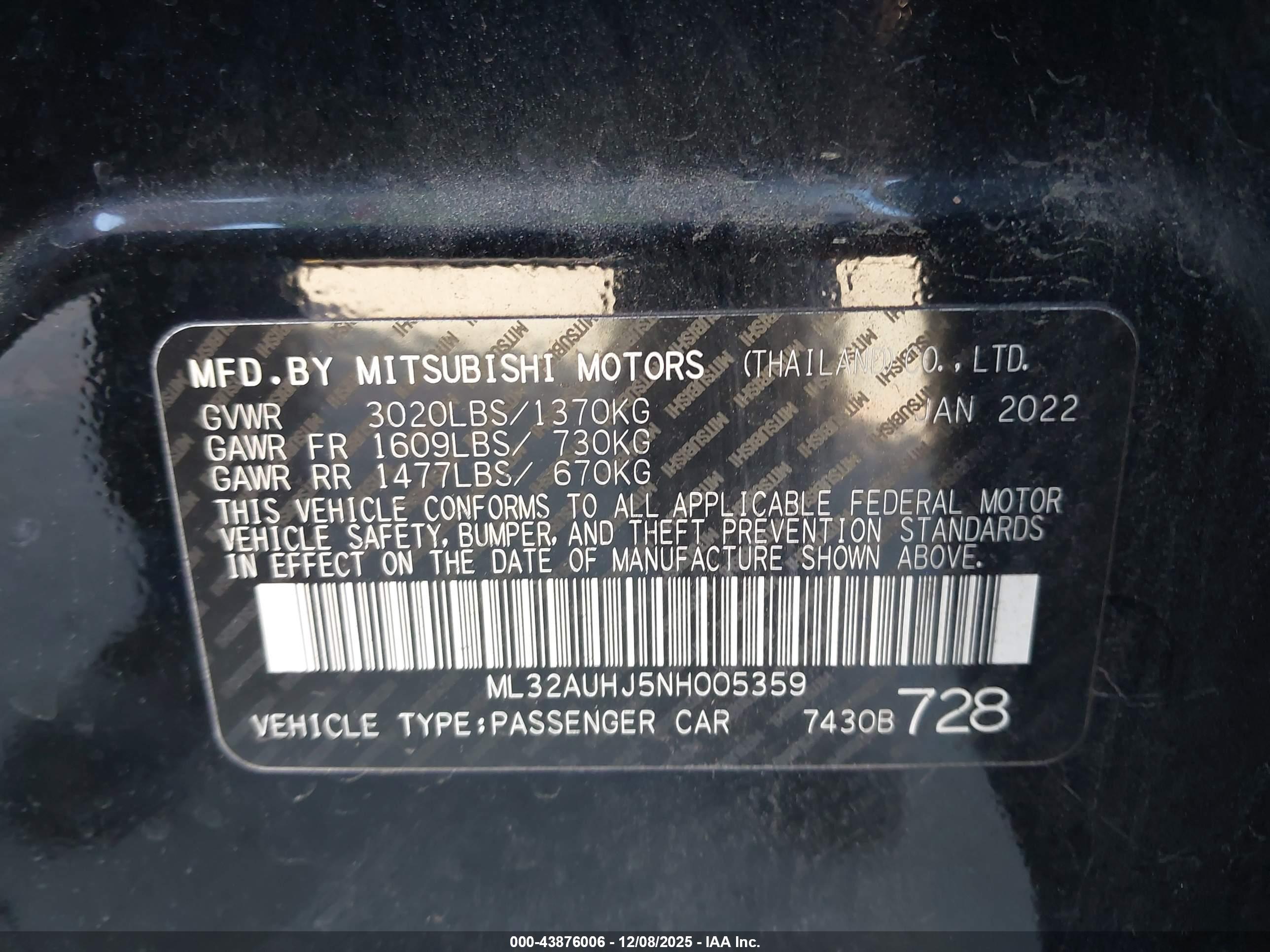 MITSUBISHI MIRAGE image 9