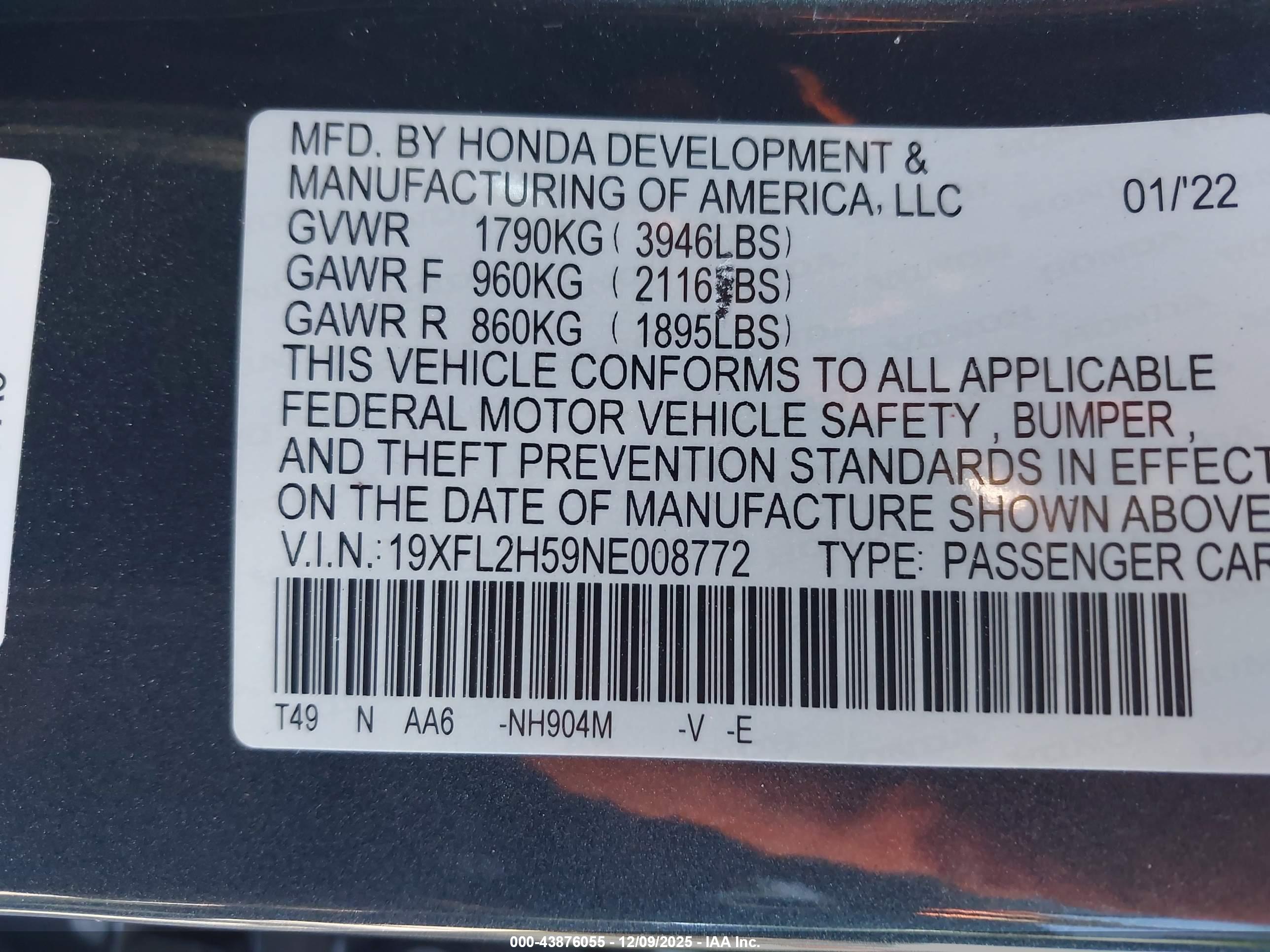 HONDA CIVIC image 9