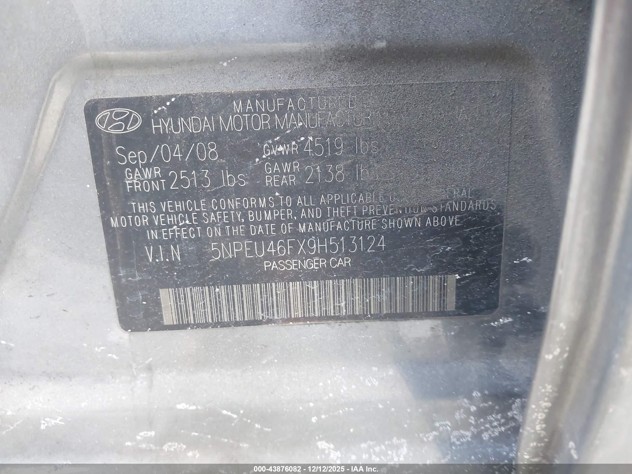 HYUNDAI SONATA image 9