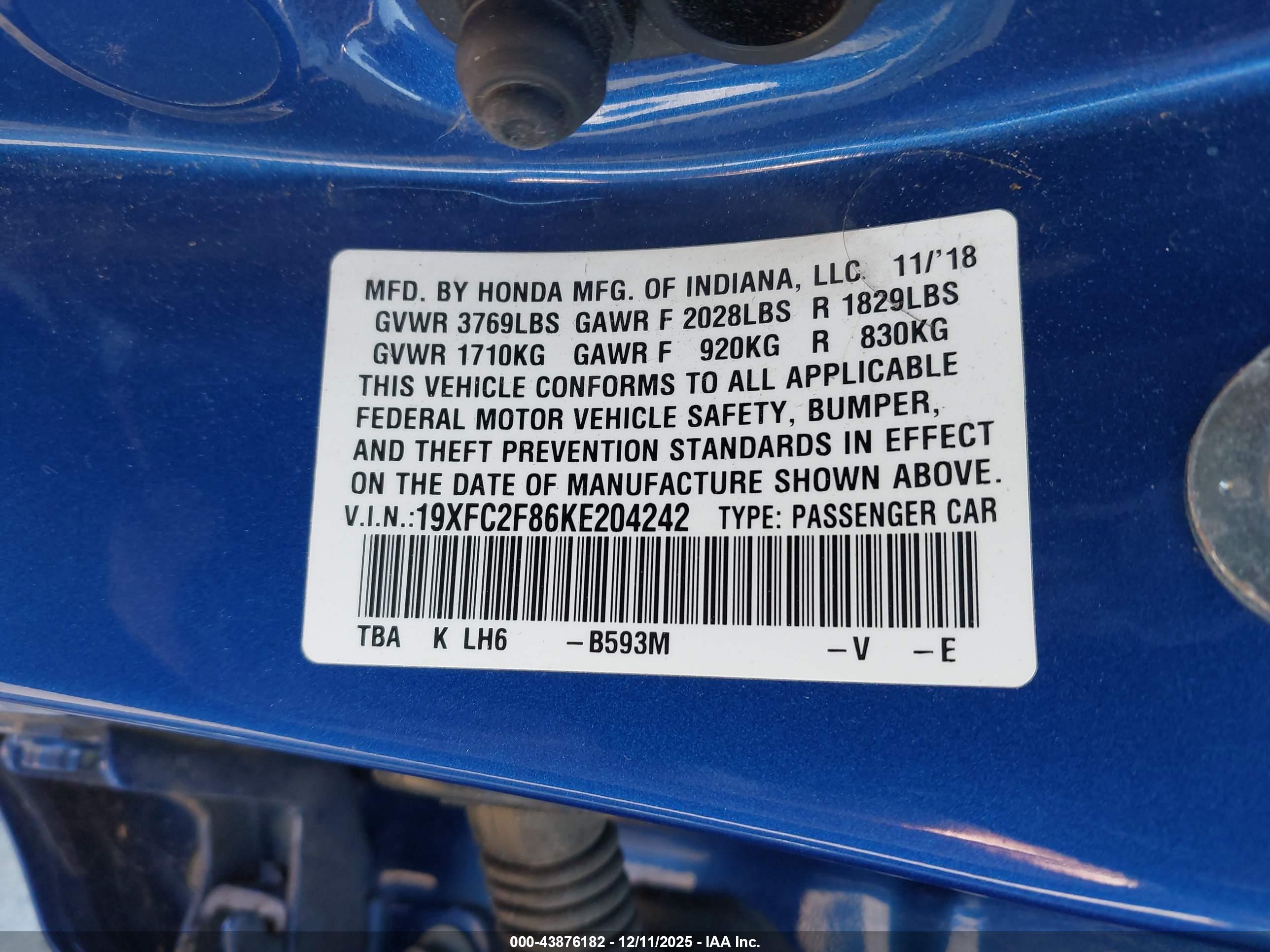 HONDA CIVIC image 9