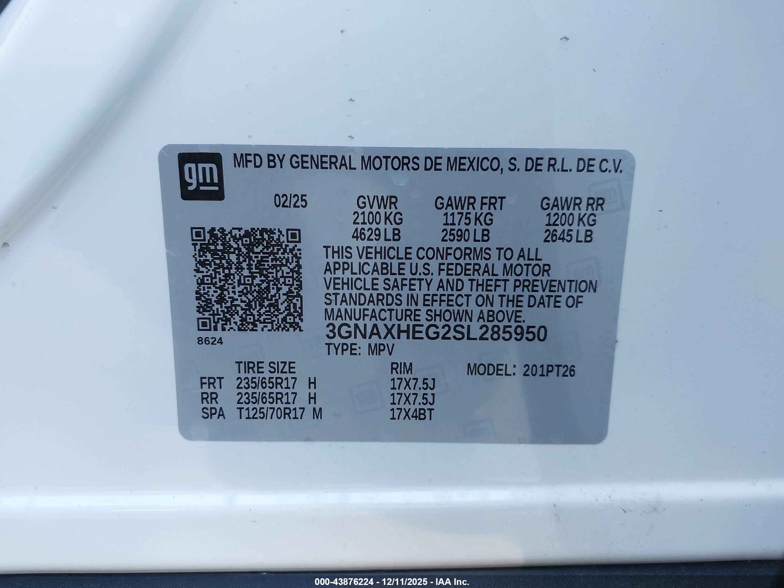 CHEVROLET EQUINOX image 9