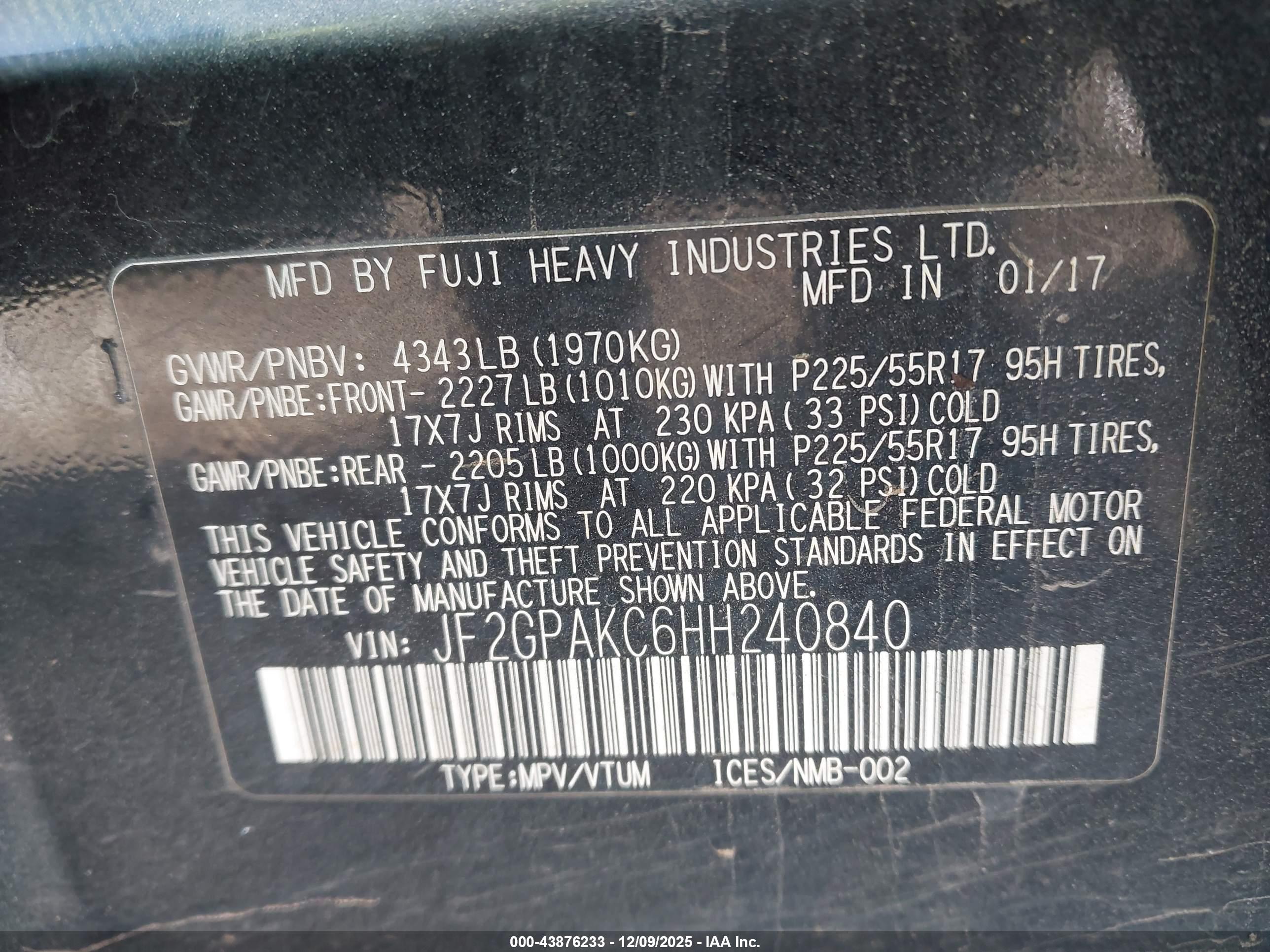 SUBARU CROSSTREK image 9