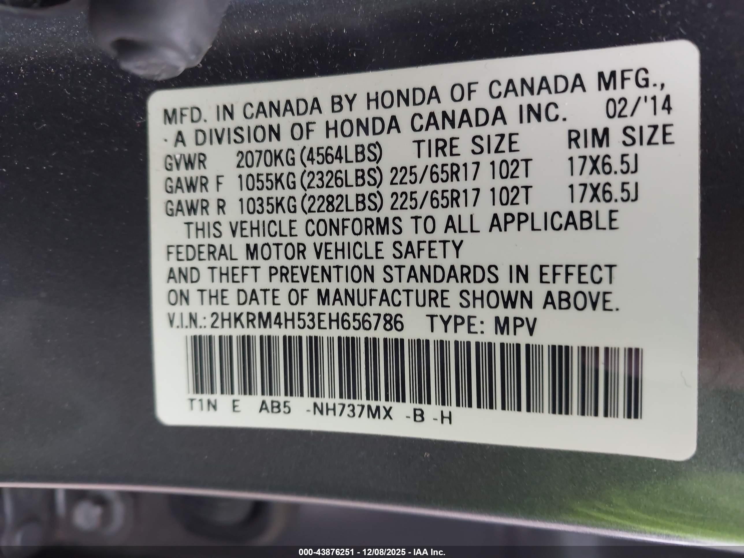 HONDA CR-V image 9