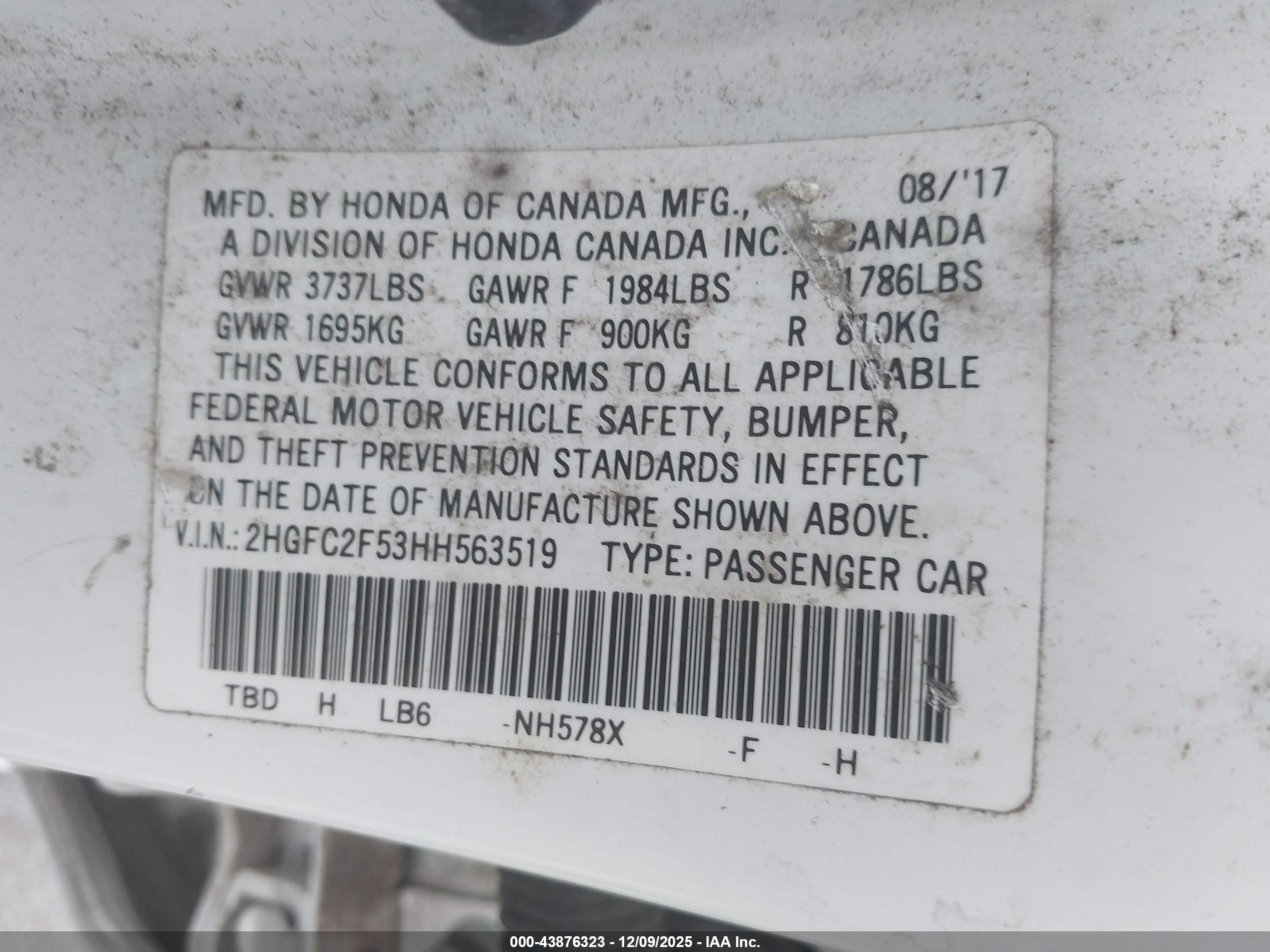 HONDA CIVIC image 9