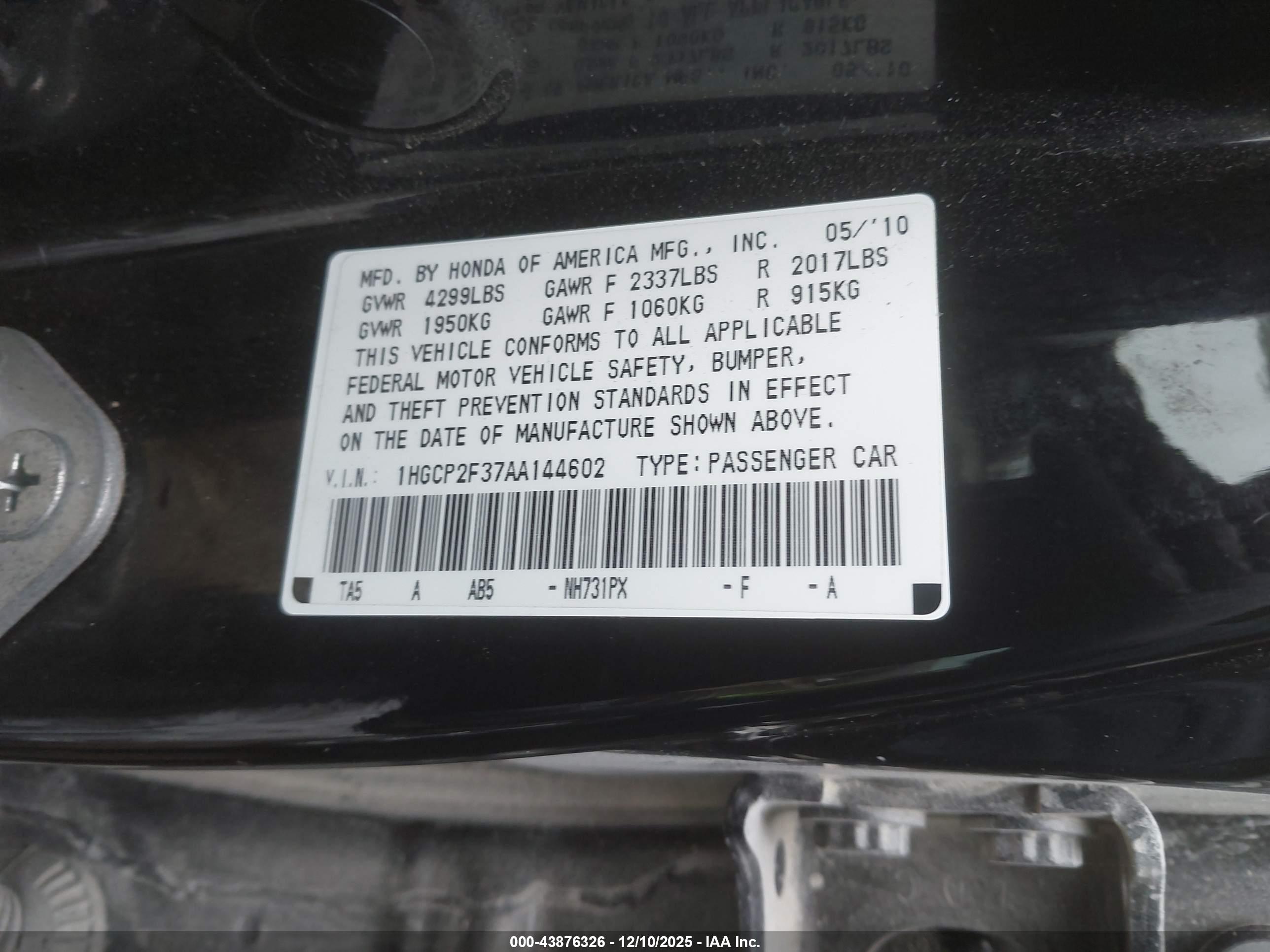 HONDA ACCORD image 9