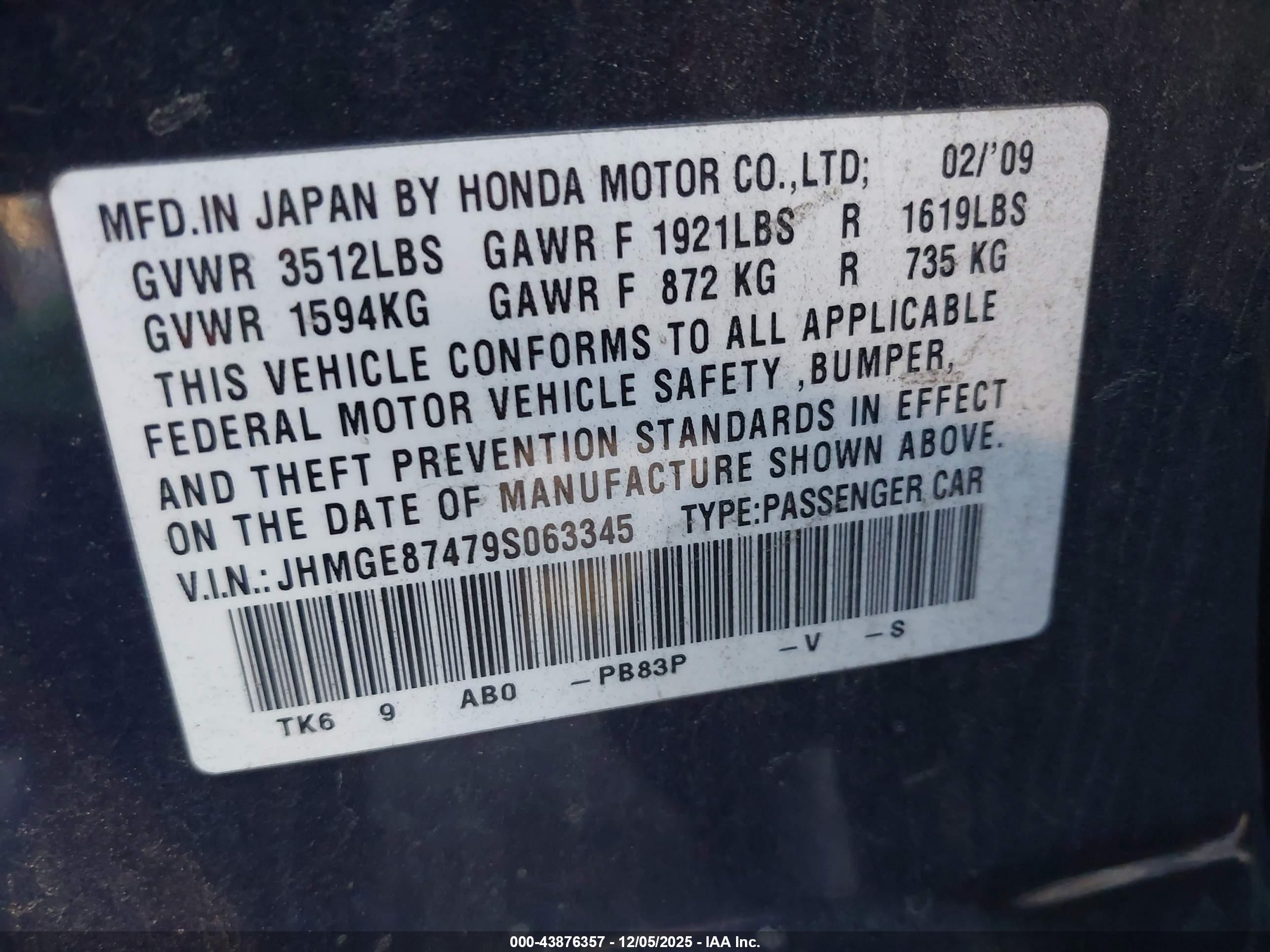HONDA FIT image 9
