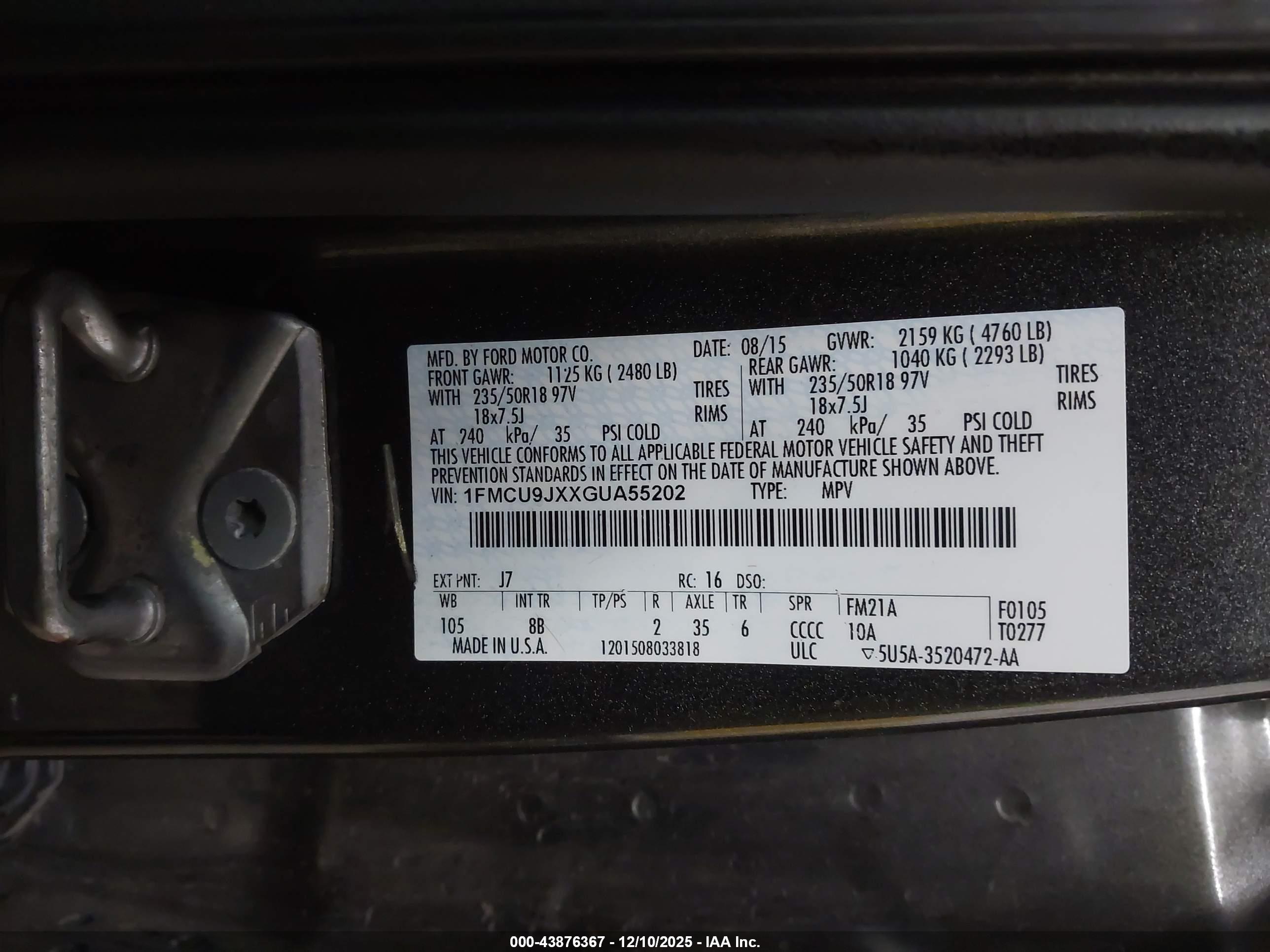 FORD ESCAPE image 9