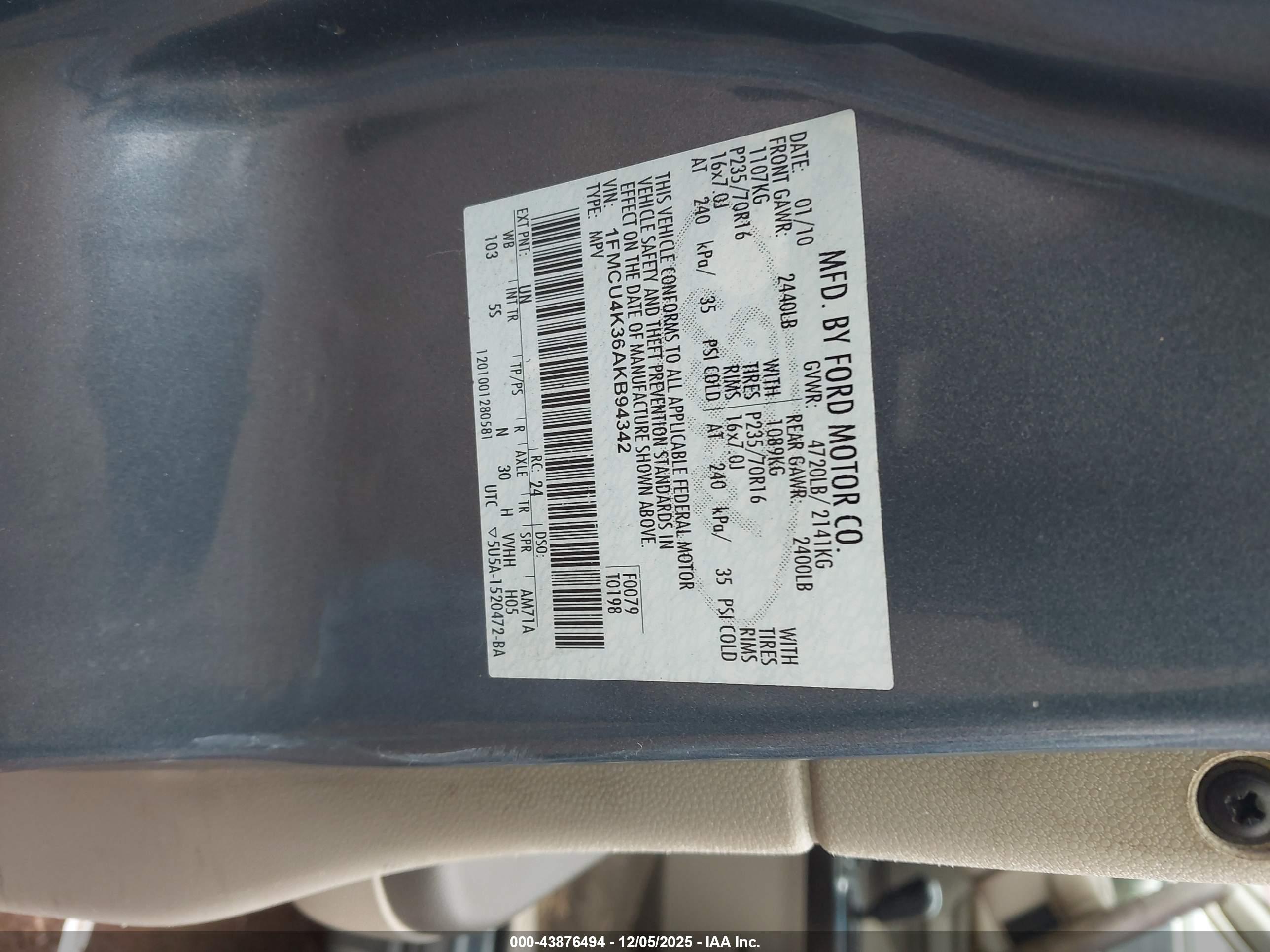 FORD ESCAPE image 9