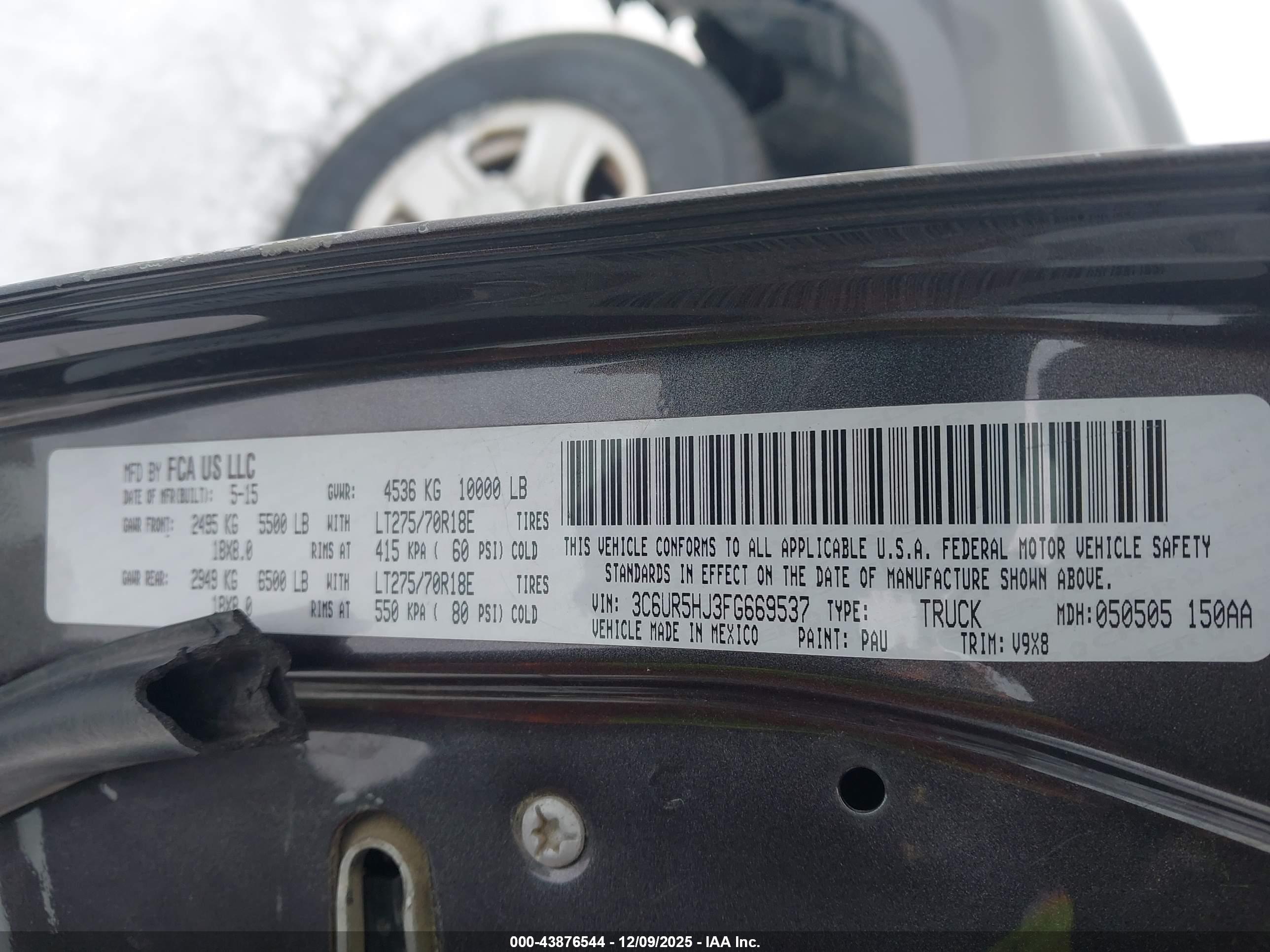 RAM 2500 image 9