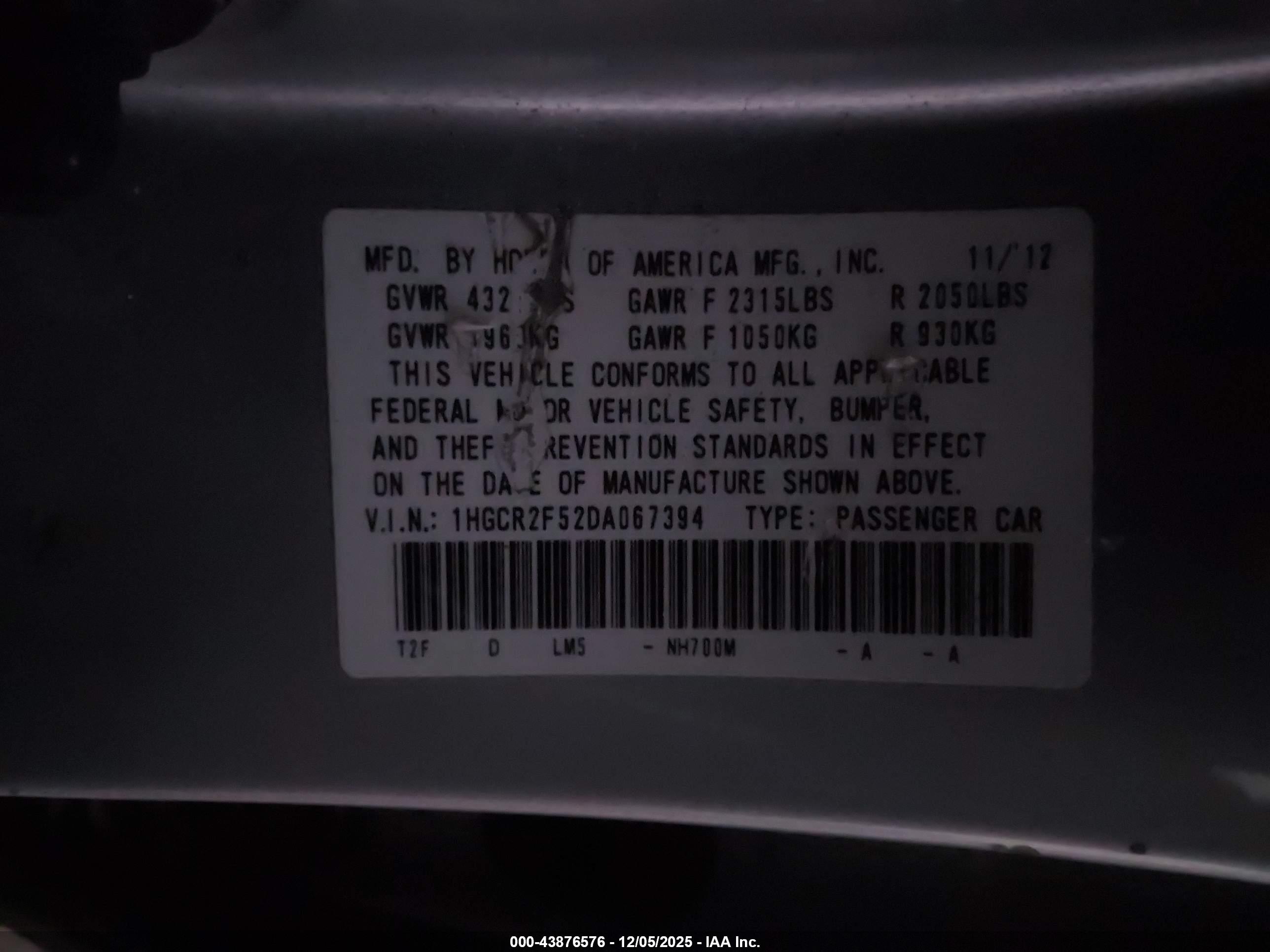 HONDA ACCORD image 9