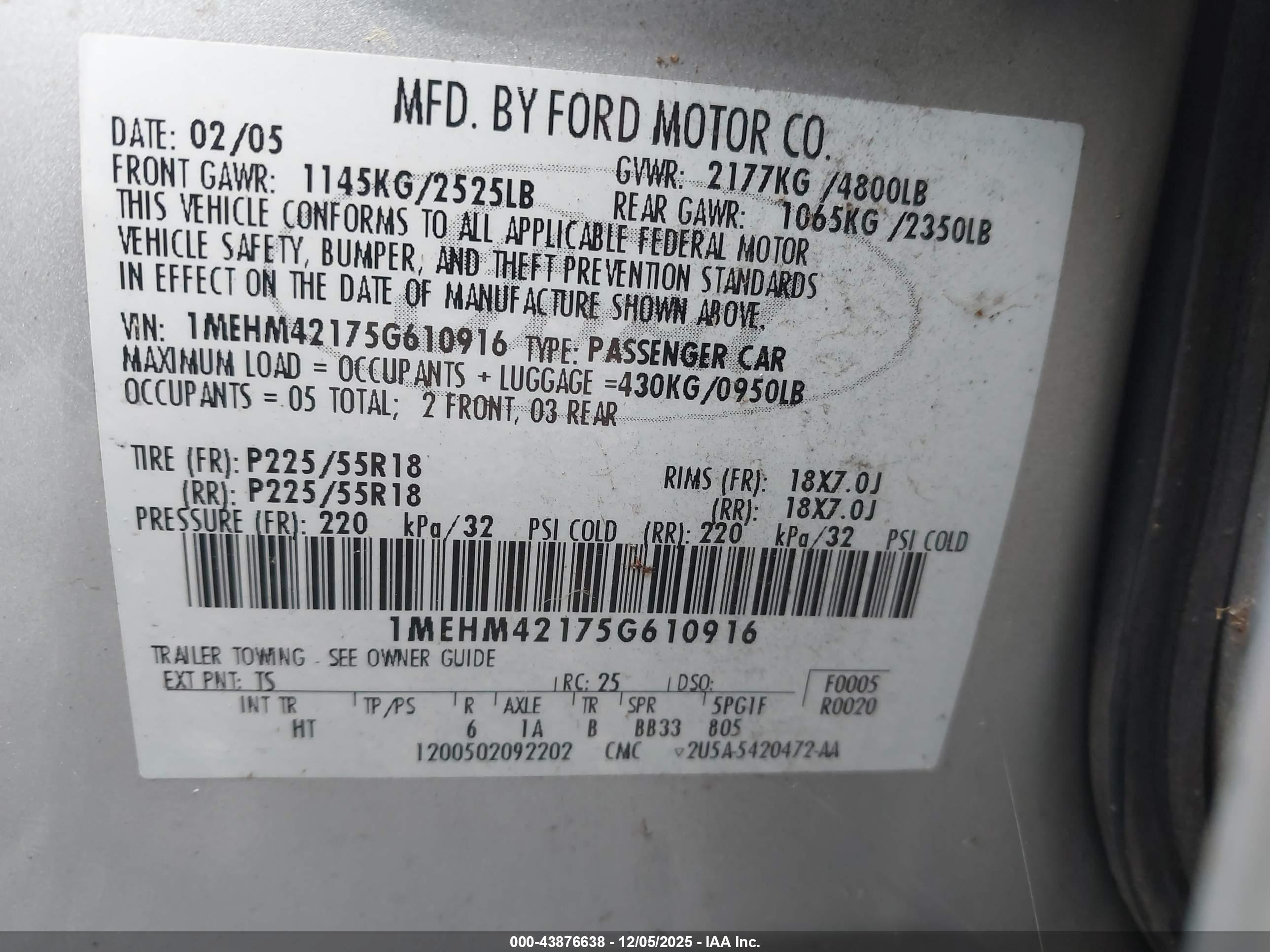 MERCURY MONTEGO image 9