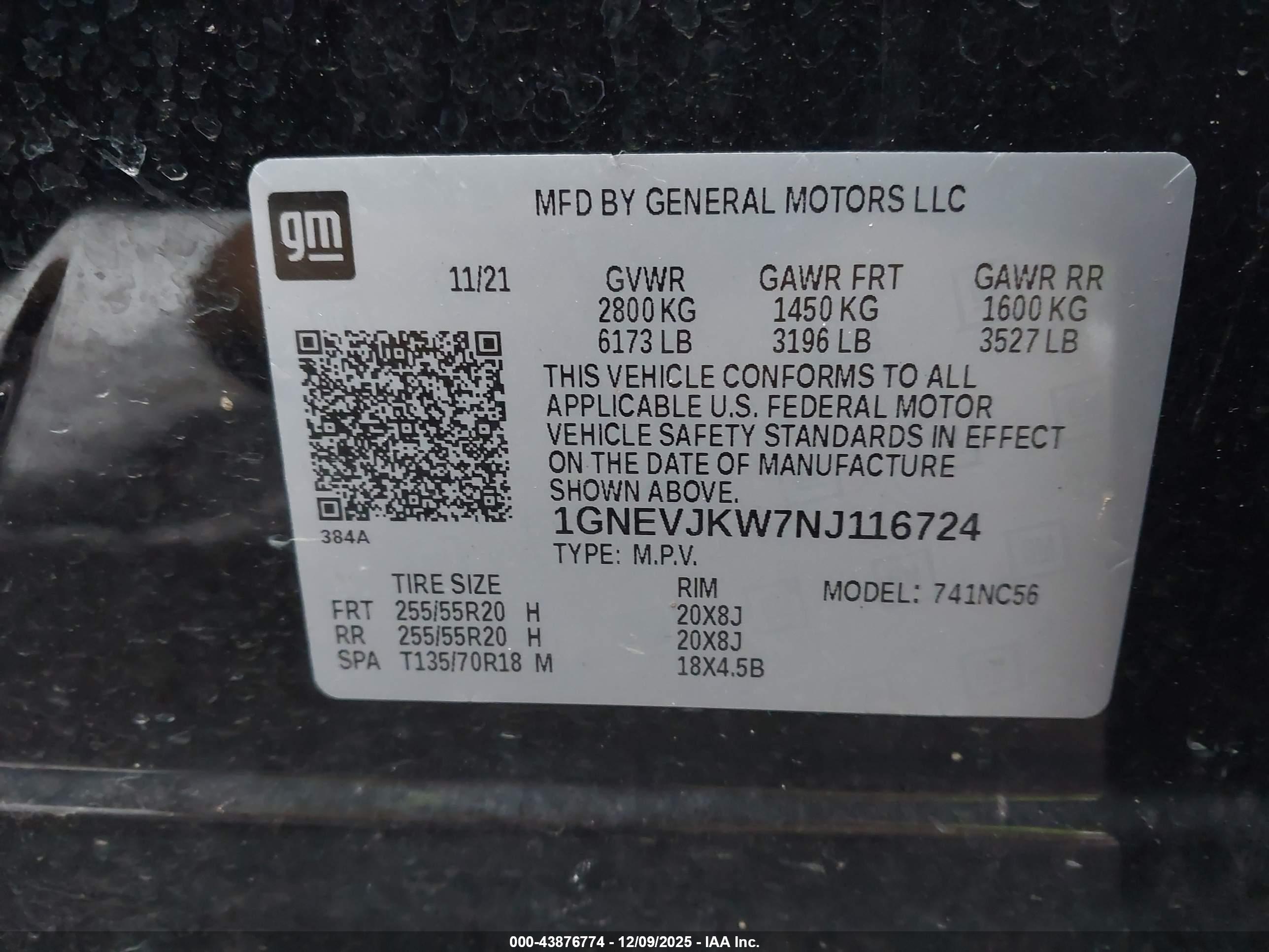 CHEVROLET TRAVERSE image 9