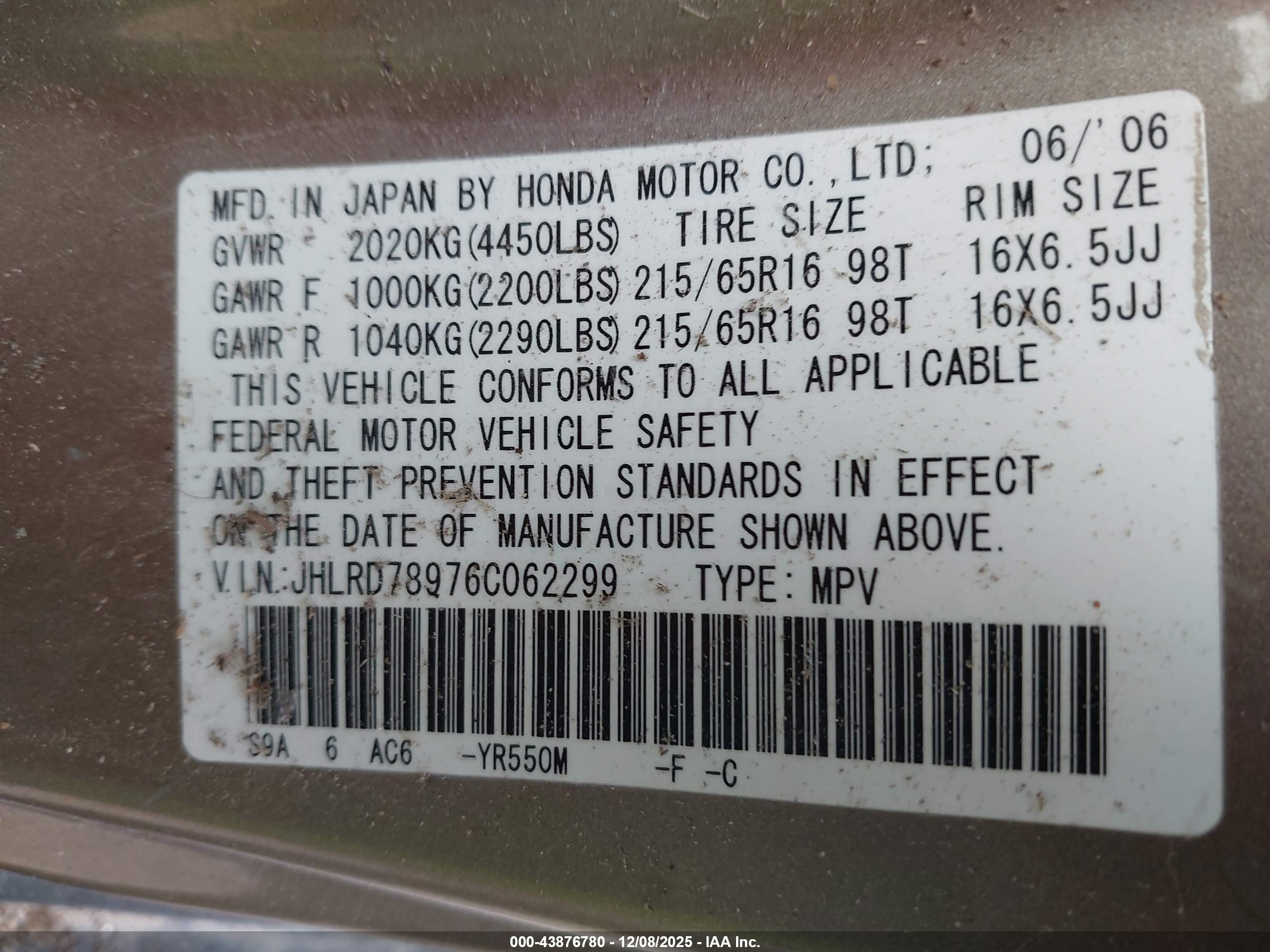 HONDA CR-V image 9